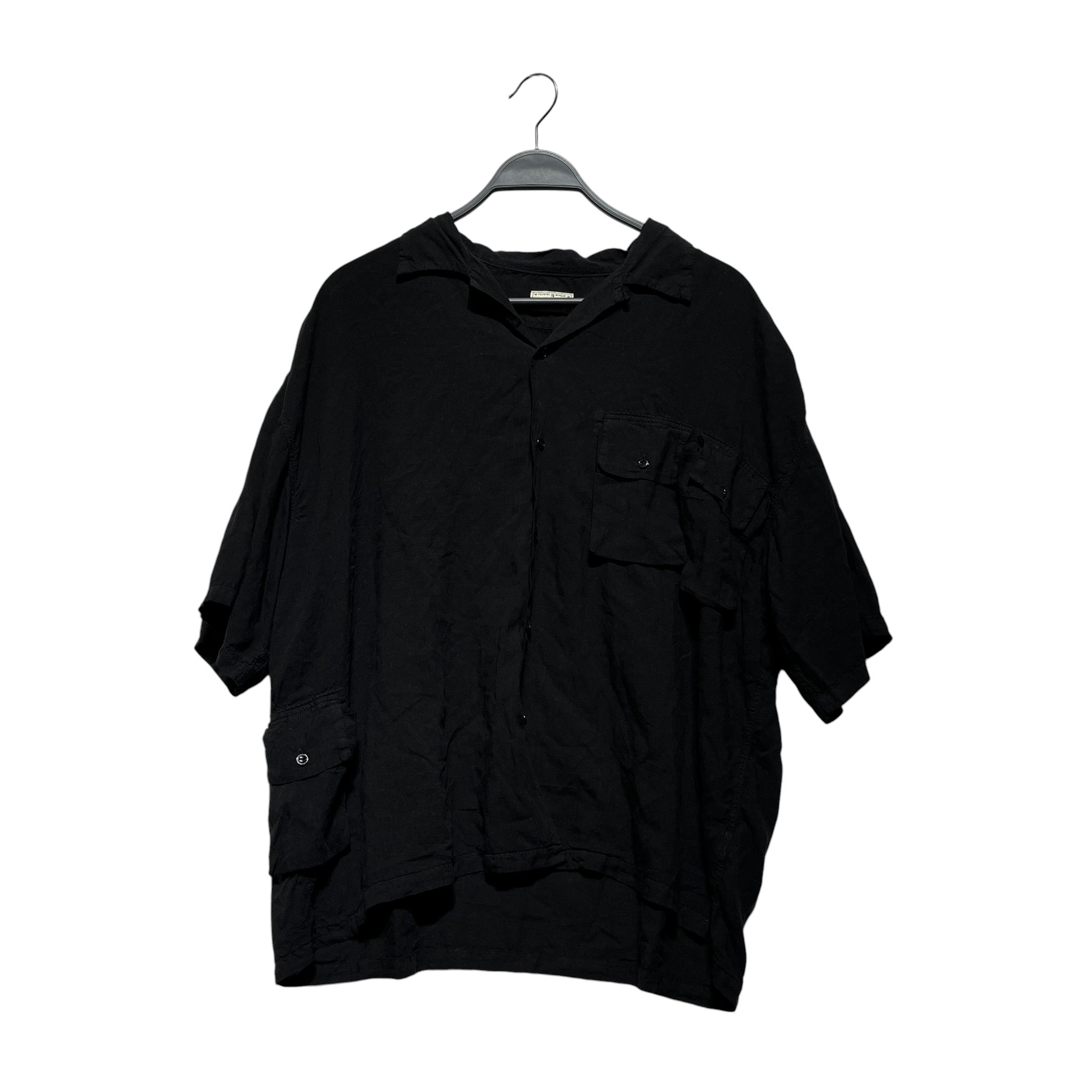 KAPITAL/SS Shirt/S/Cotton/BLK/EXTRA PATCH POCKETS view 1