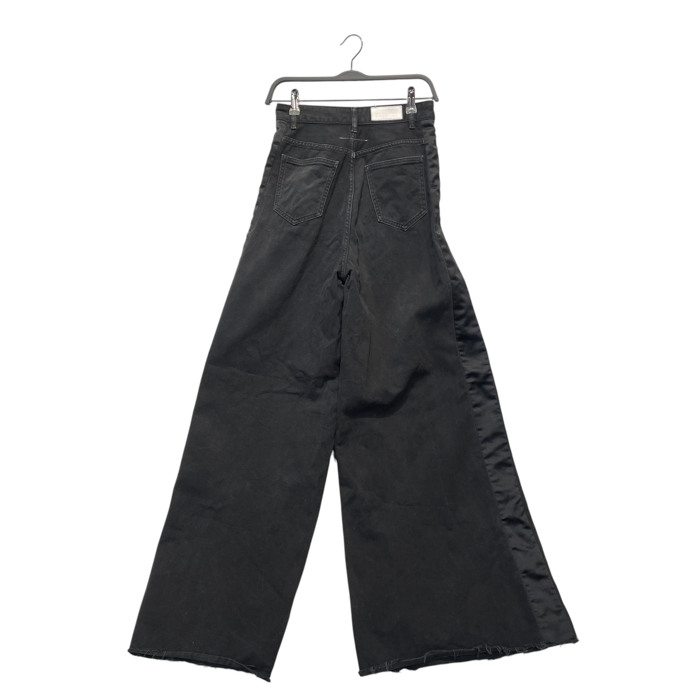 MM6/Pants/38/Cotton/BLK/SATIN SIDES view 2