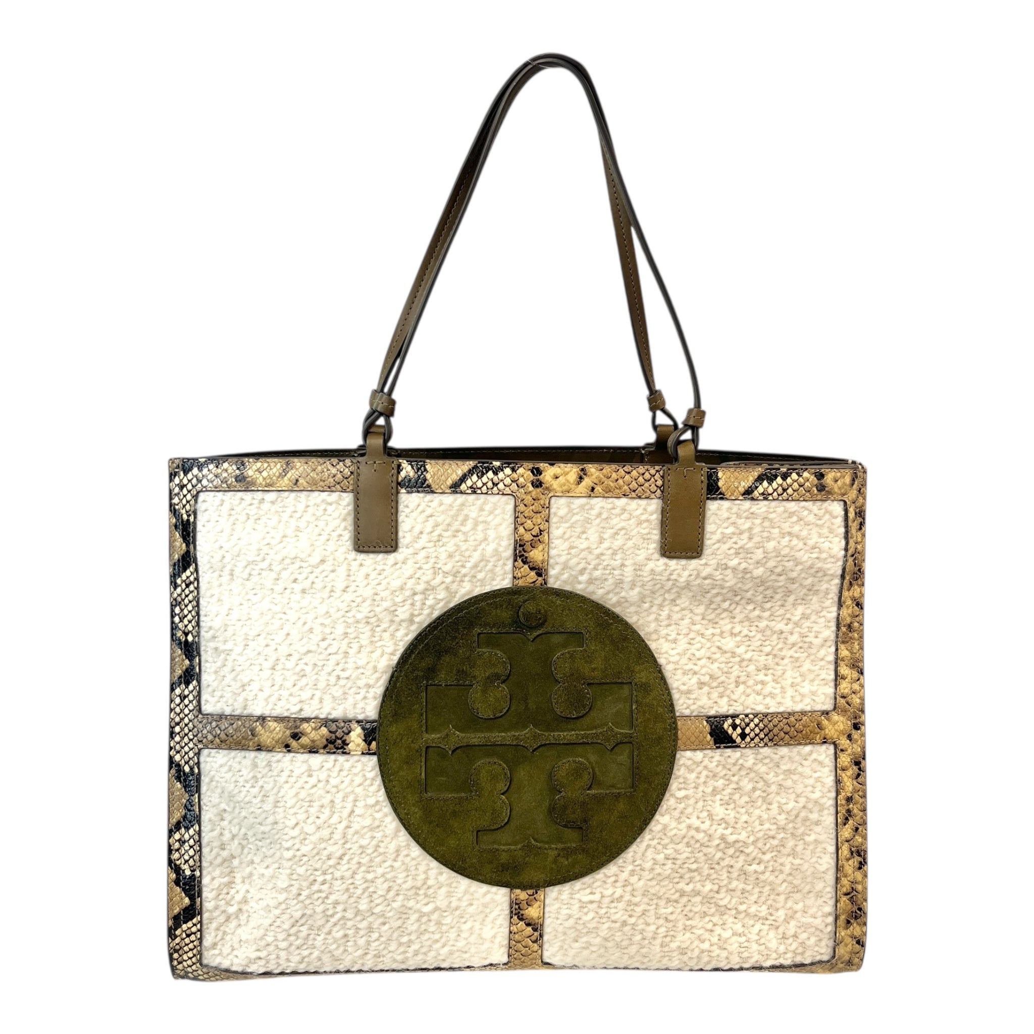 TORY BURCH/Bag/Animal Pattern/CRM/Snake & Sherpa view 1