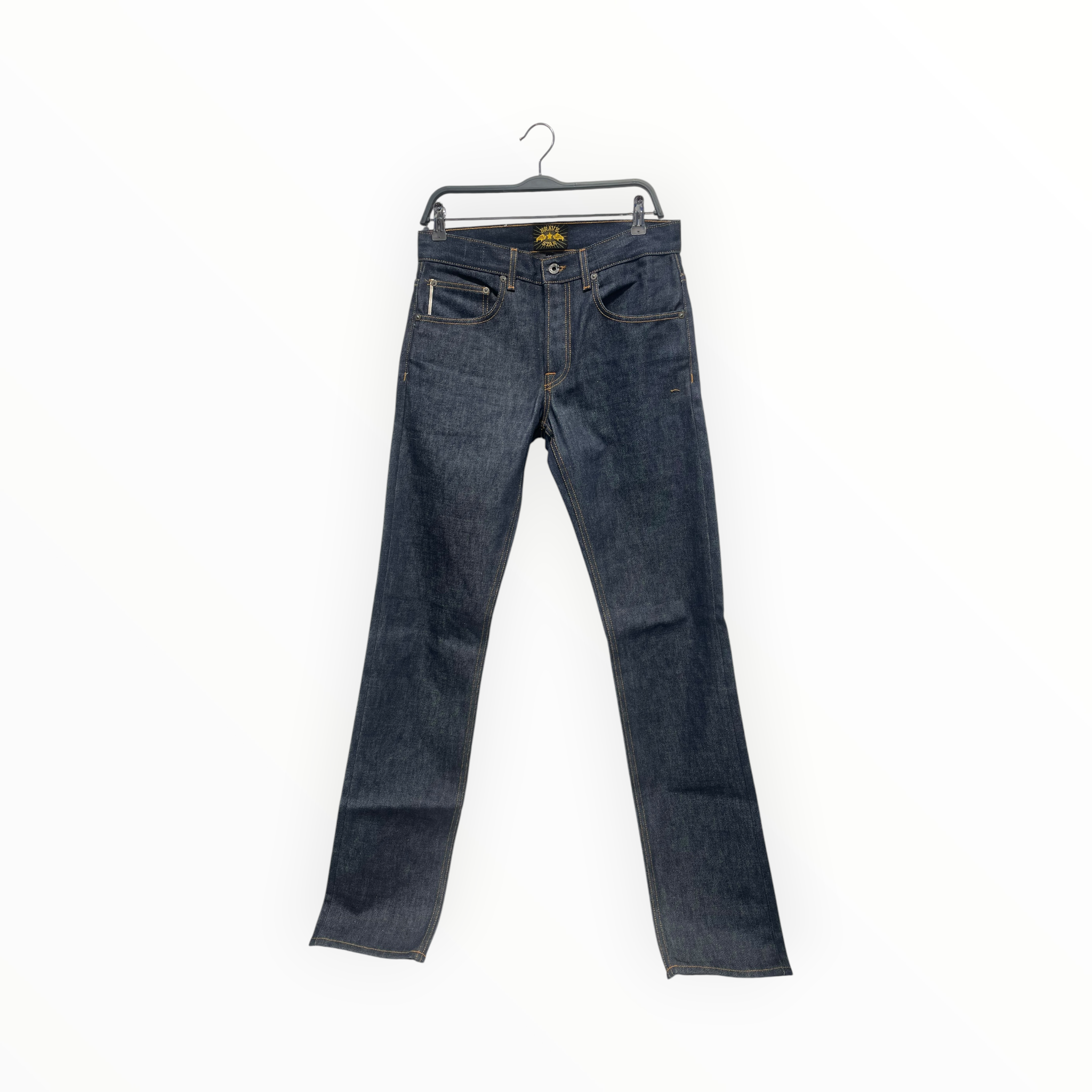 BRAVE STAR/Pants/30/Denim/NVY/Button Fly/ view 1