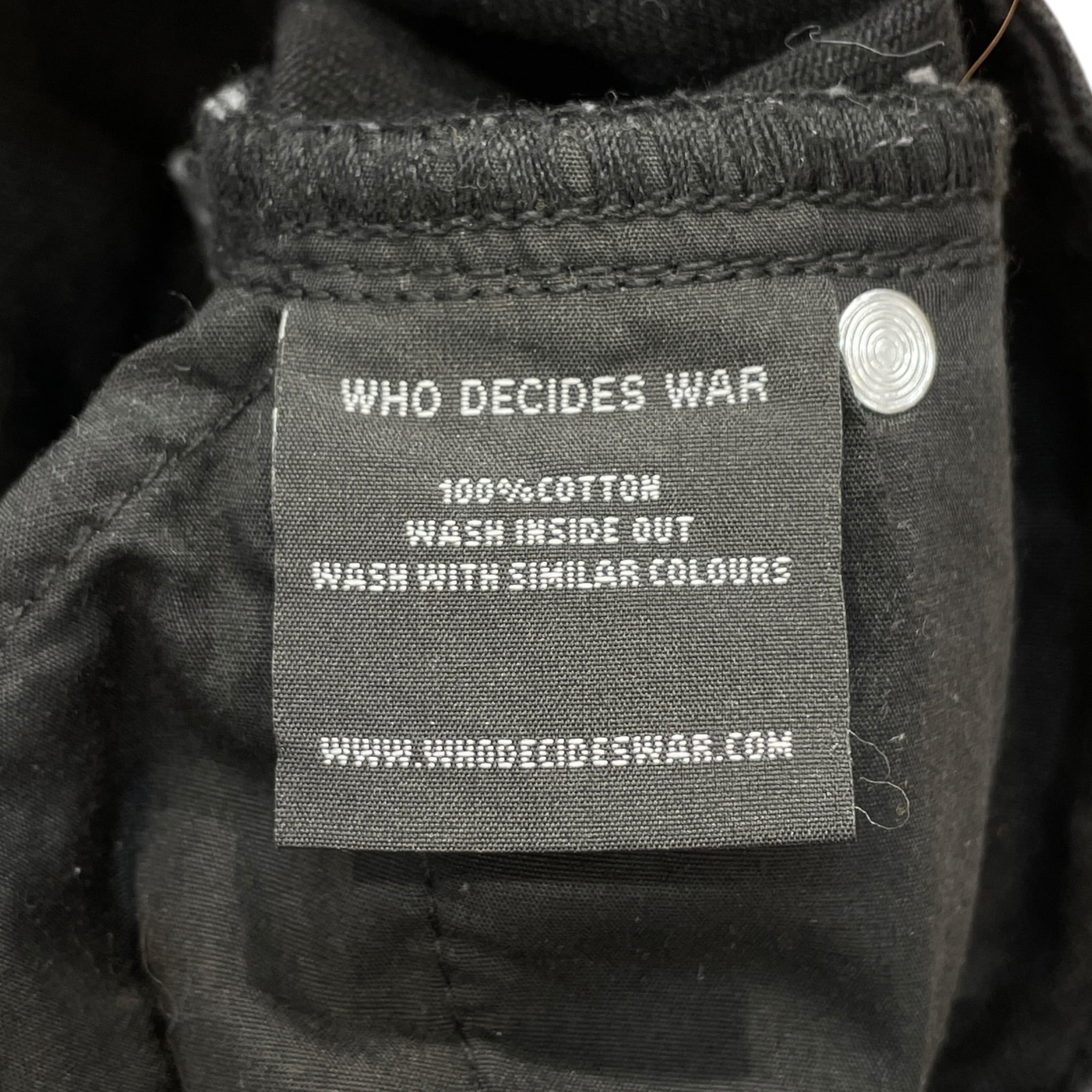 WHO DECIDES WAR/Pants/30/Denim/BLK/ view 4