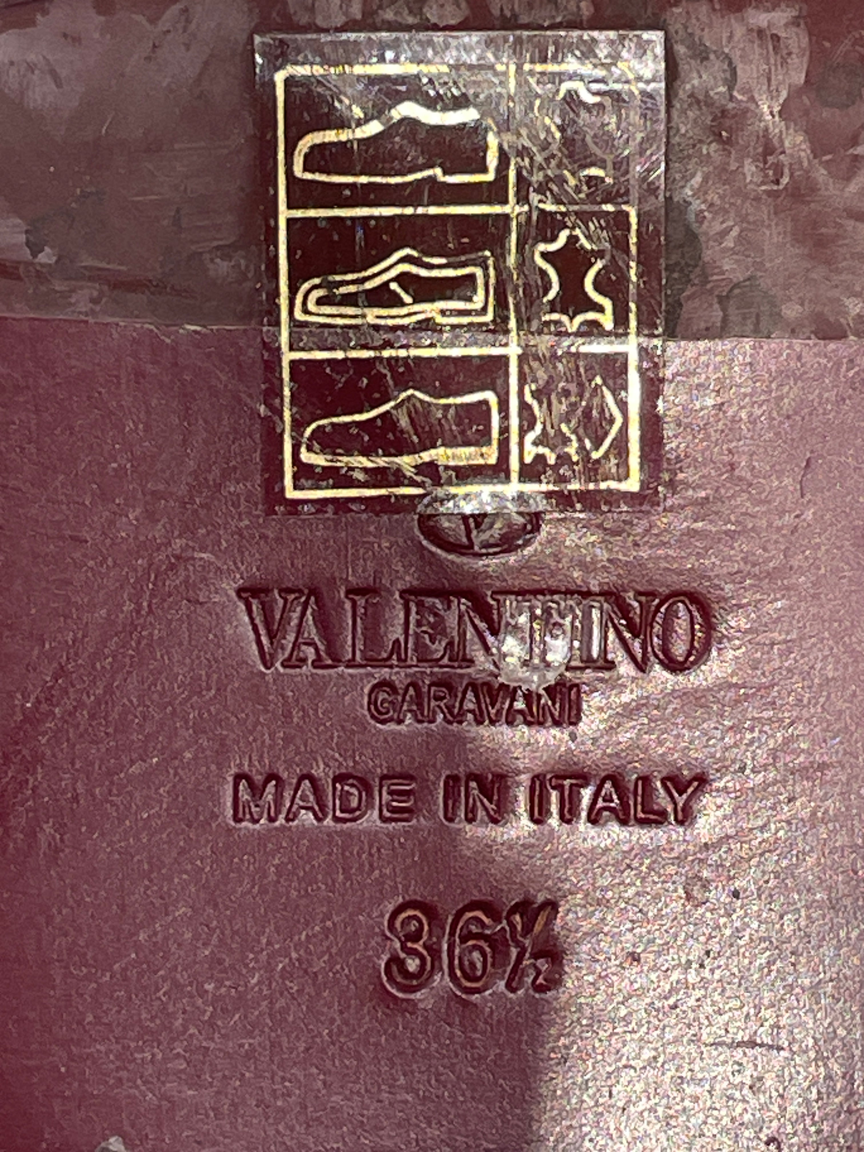 VALENTINO GARAVANI/Biker Boots/EU 36.5/Leather/BRD/GLD ANKLE STUDS view 5