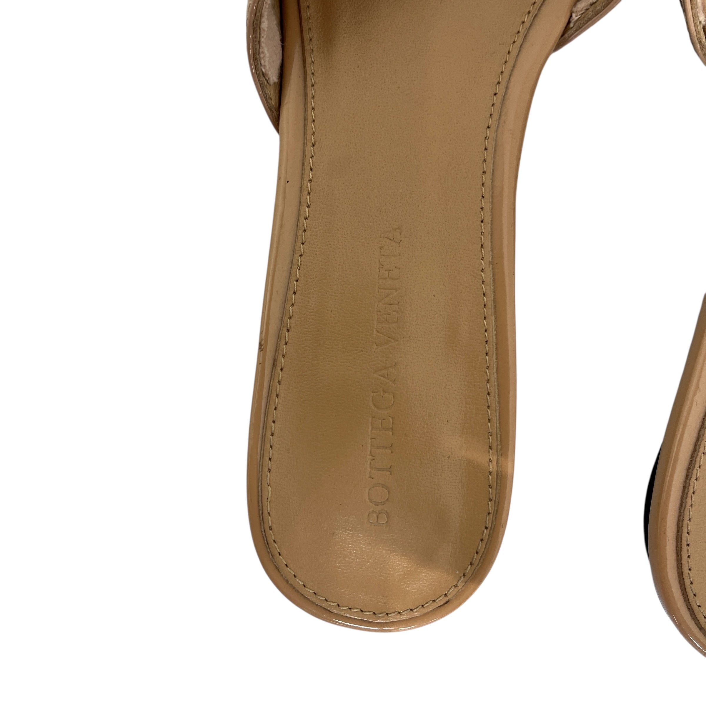 BOTTEGA VENETA/Flat Shoes/EU 39/Leather/BEG/POINTED MULE view 3