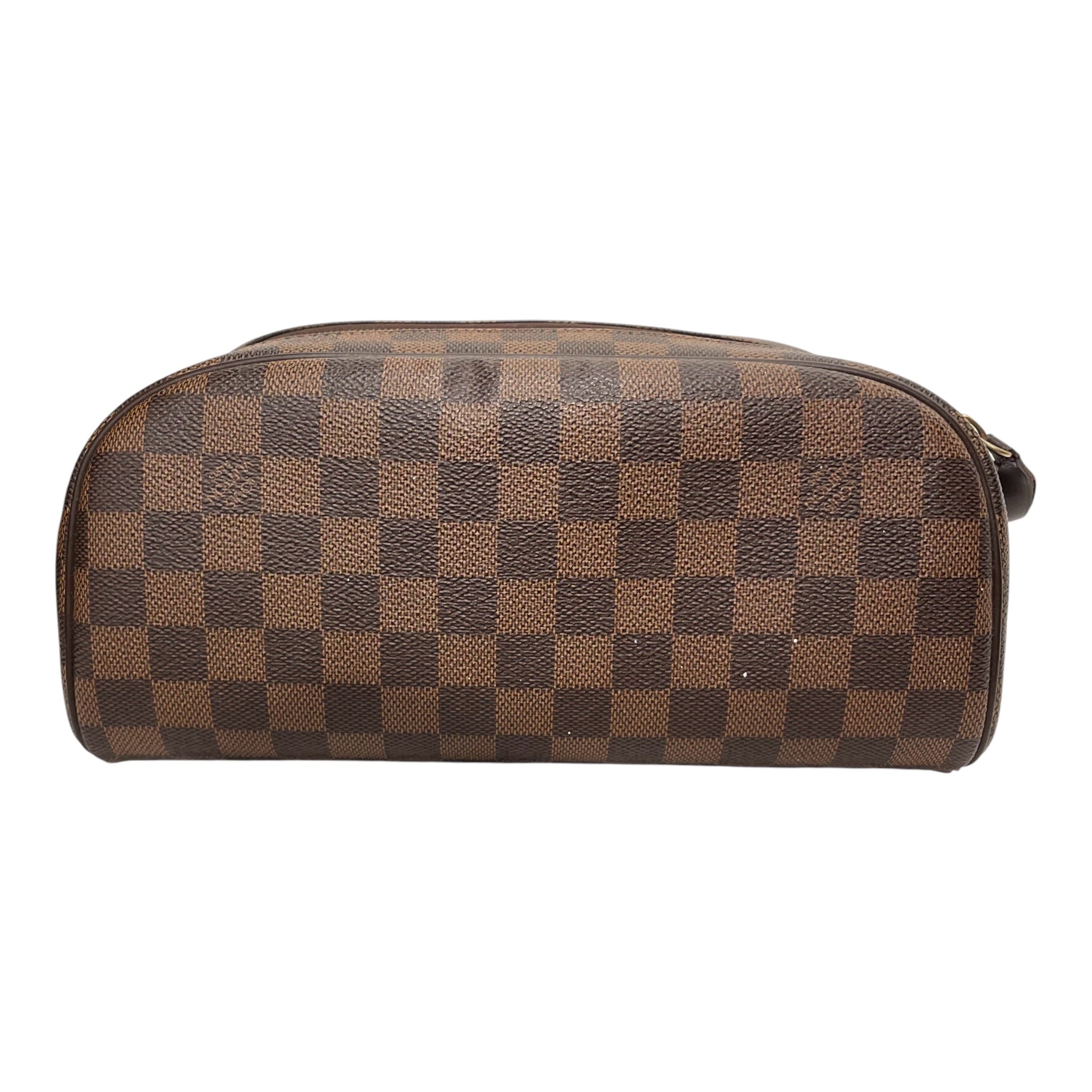 LOUIS VUITTON/Clutch Bag/Monogram/Leather/BRW/DOPP KIT DAMIER EBENE view 1