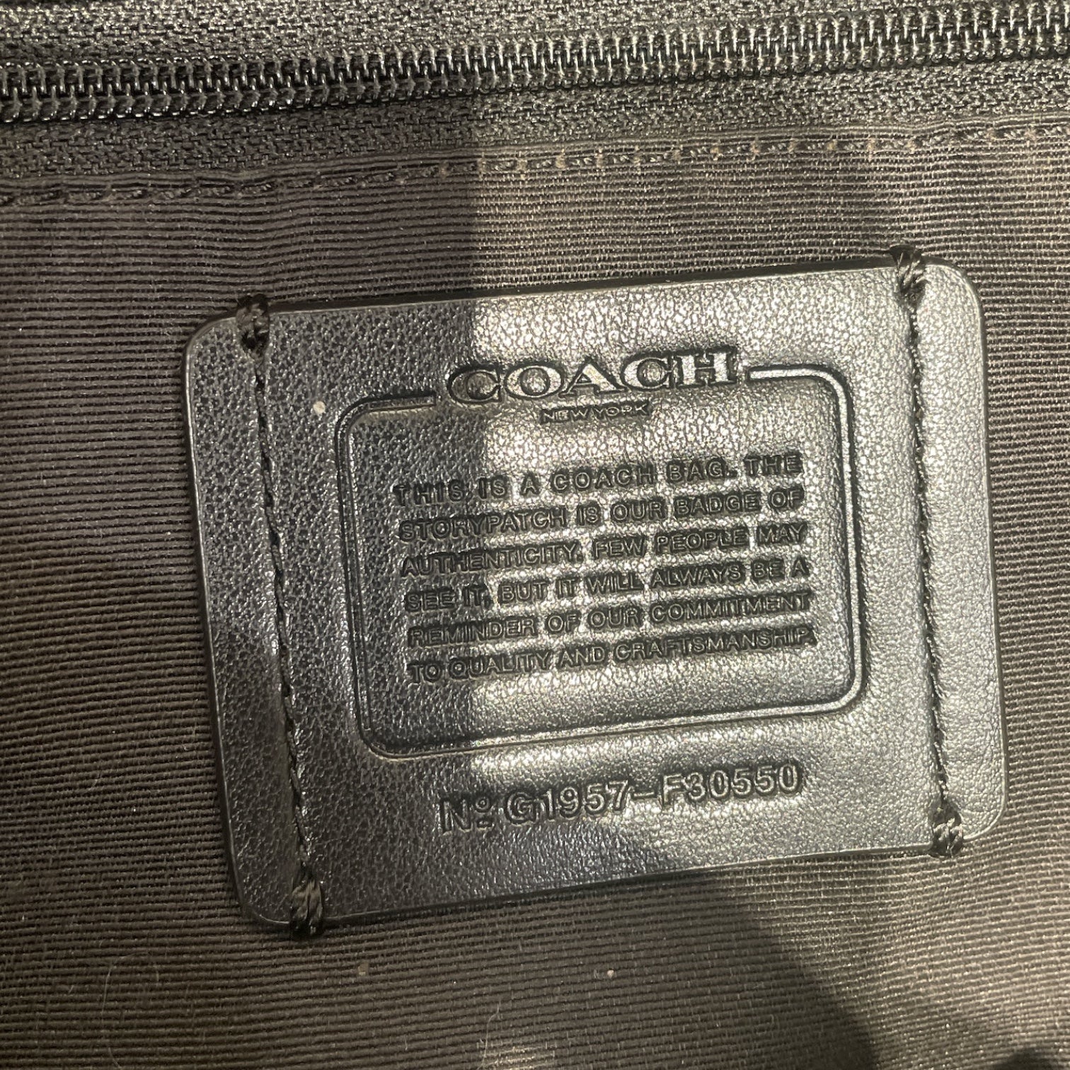 COACH/Backpack/Leather/BLK/G1957-F30550 view 3