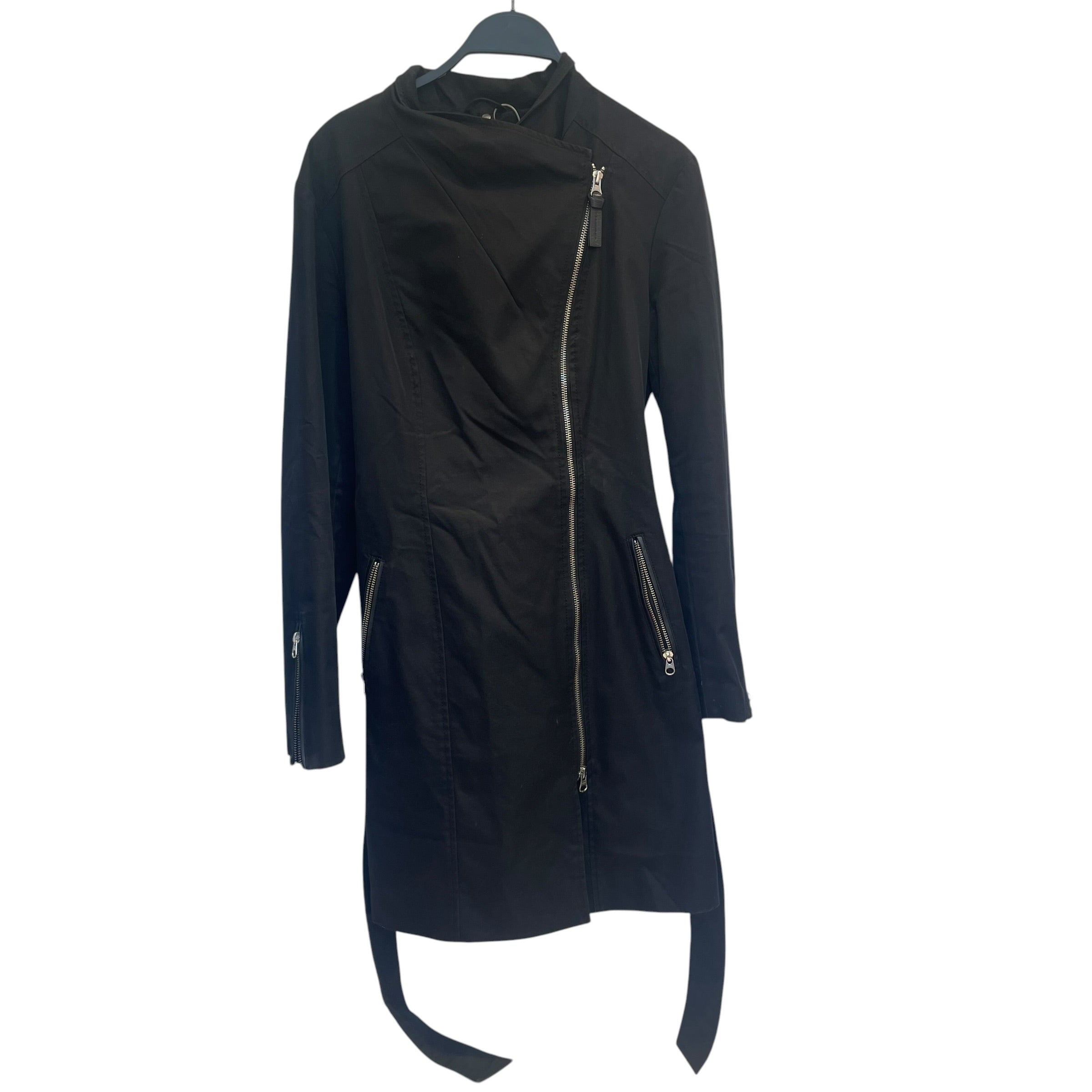 MACKAGE/Trench Coat/S/Nylon/BLK/BELT TIE/ARM/POCKET ZIP/125159 view 1