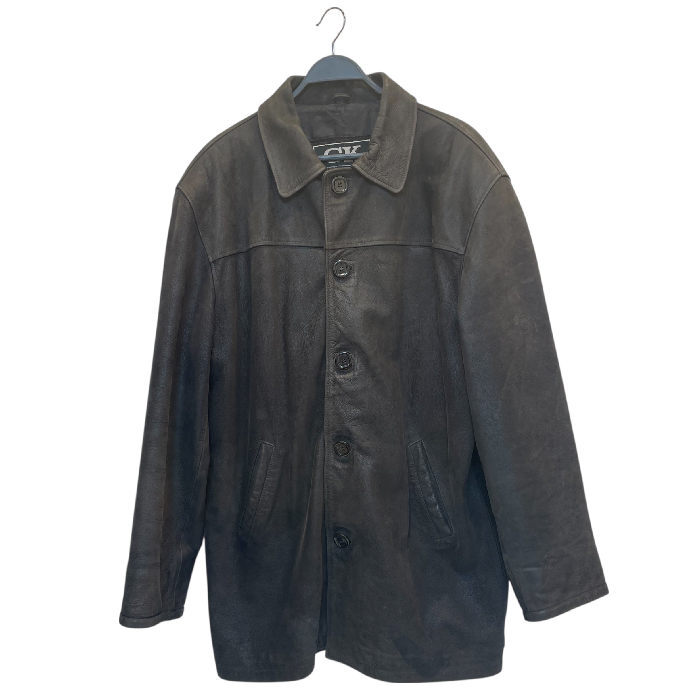 Vintage/Riders Jkt (S)/XXL/Leather/BLK/deerskin leather CK view 1