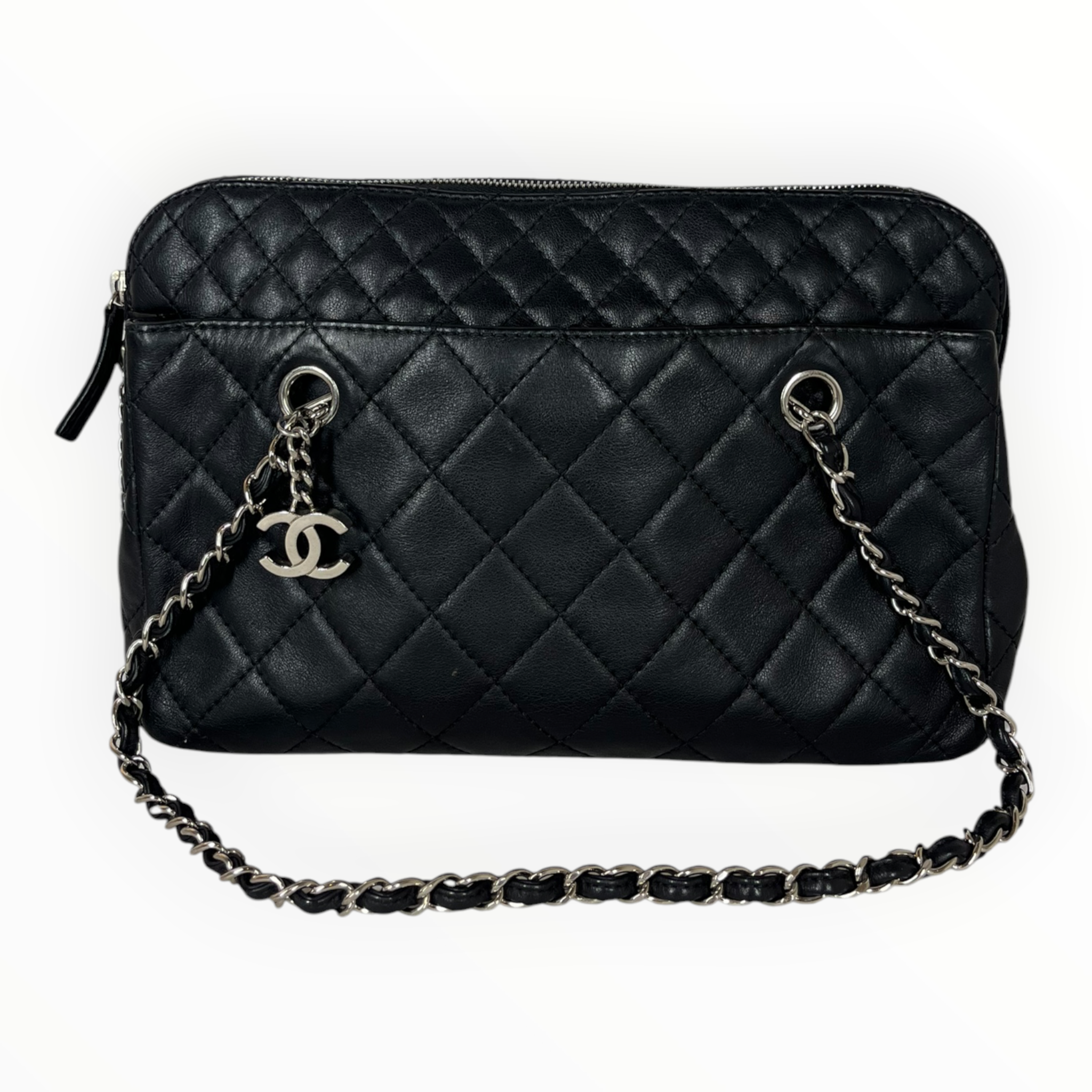 CHANEL/Bag/Leather/BLK/CC Lambskin Shoulder Bag view 1