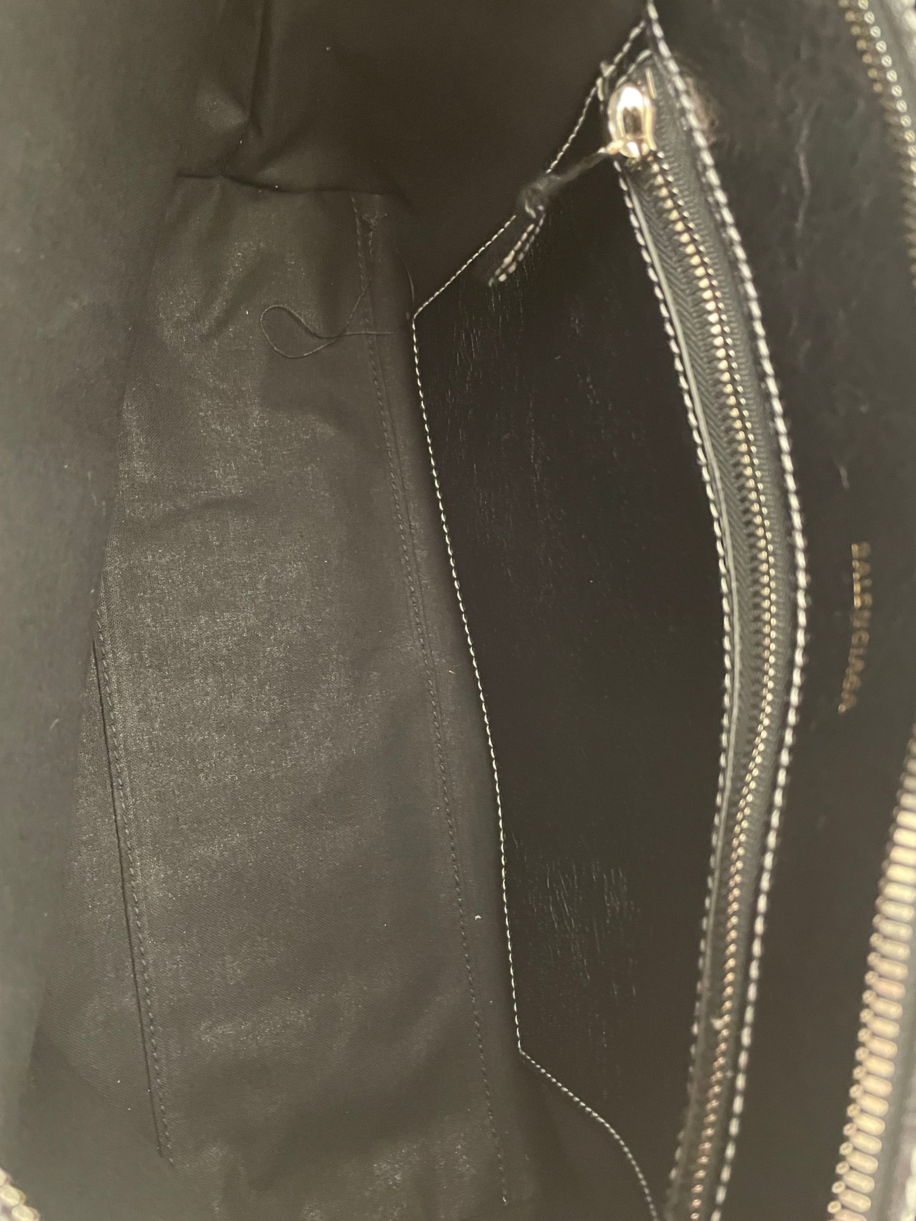 BALENCIAGA/Bag/OS/Stripe/Leather/PNK/Pink Blk Wht Stripe Bag view 5