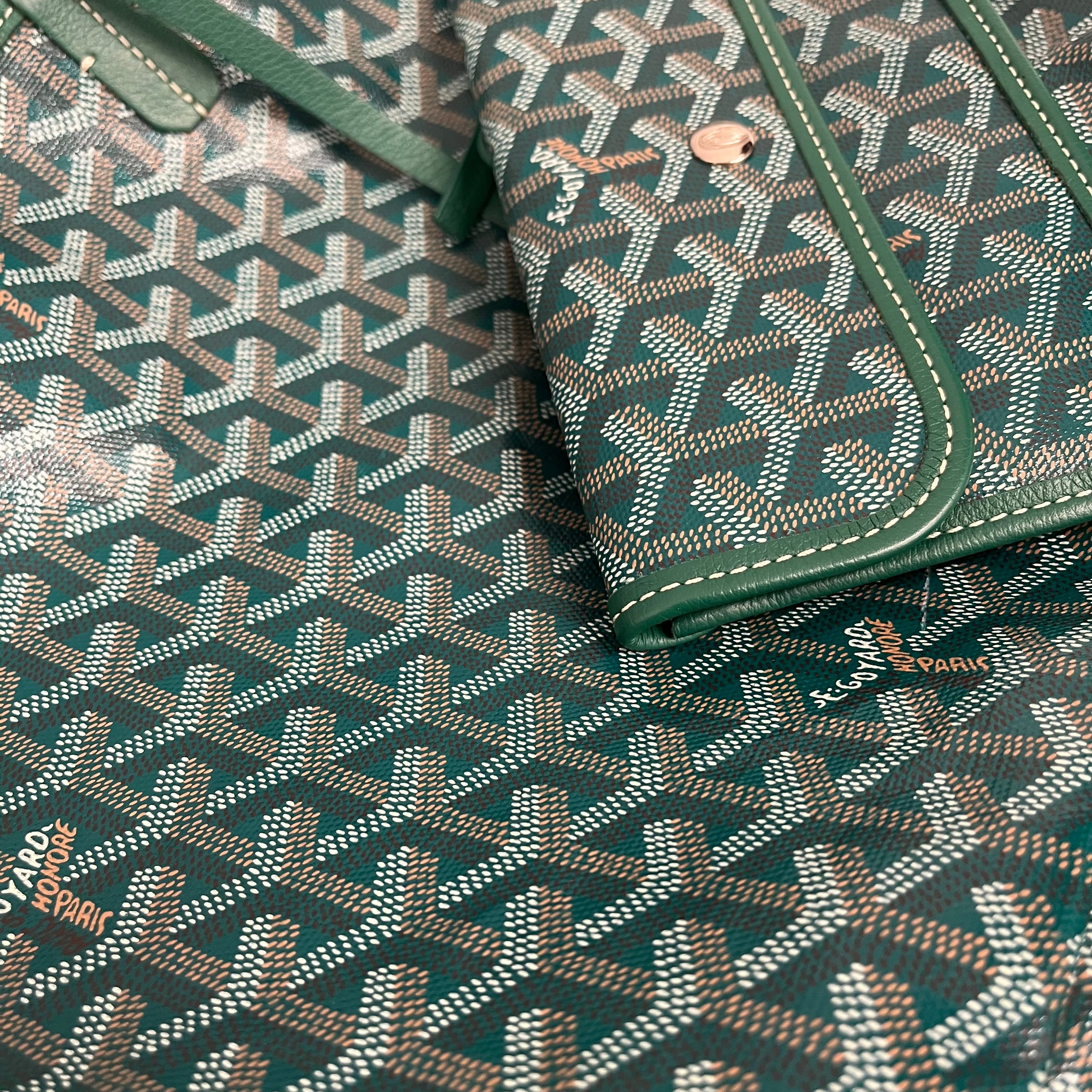 GOYARD/Hand Bag/Monogram/Leather/GRN/ view 5