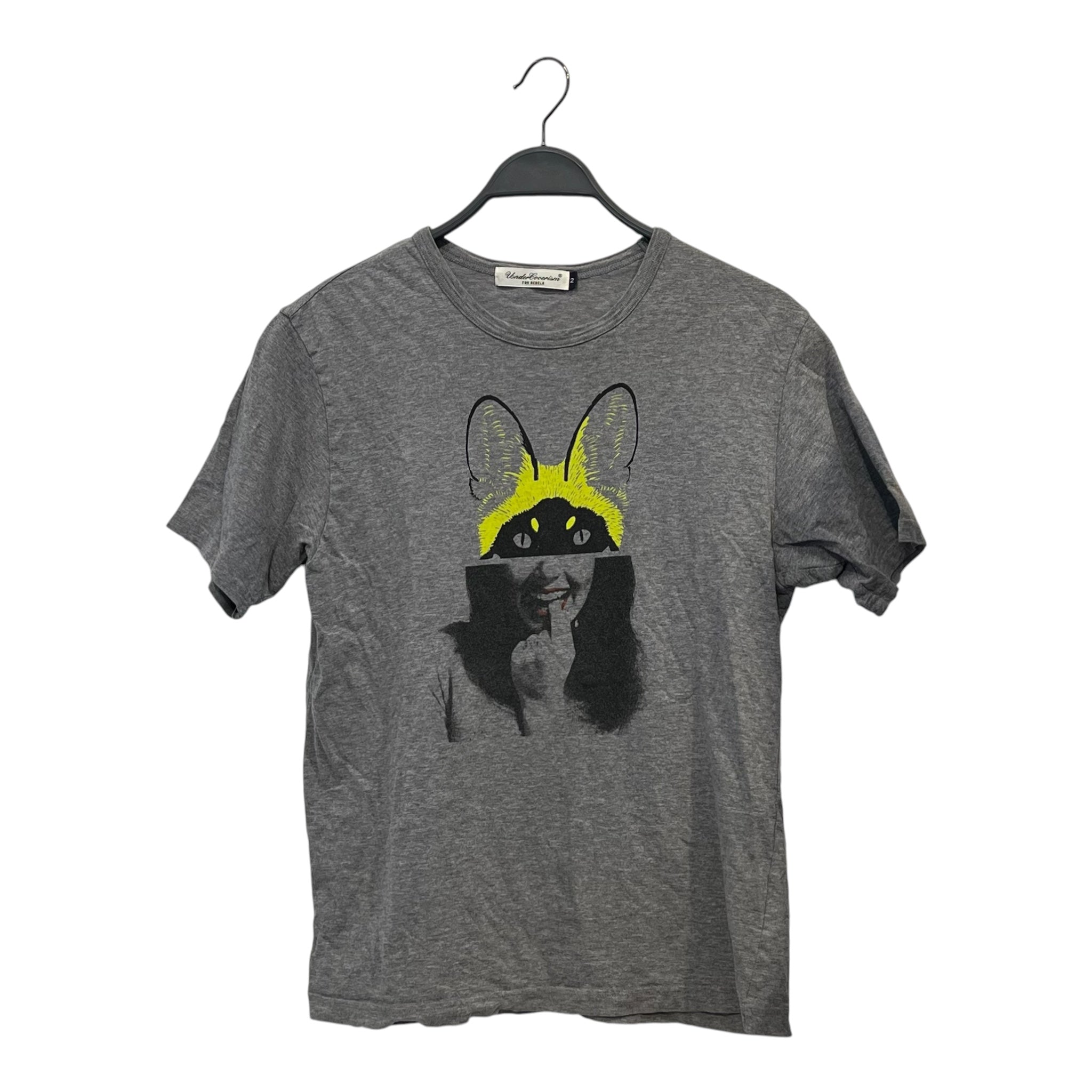 UNDERCOVER/T-Shirt/2/Cotton/GRY/FOXGIRL GRAPHIC TEE view 1