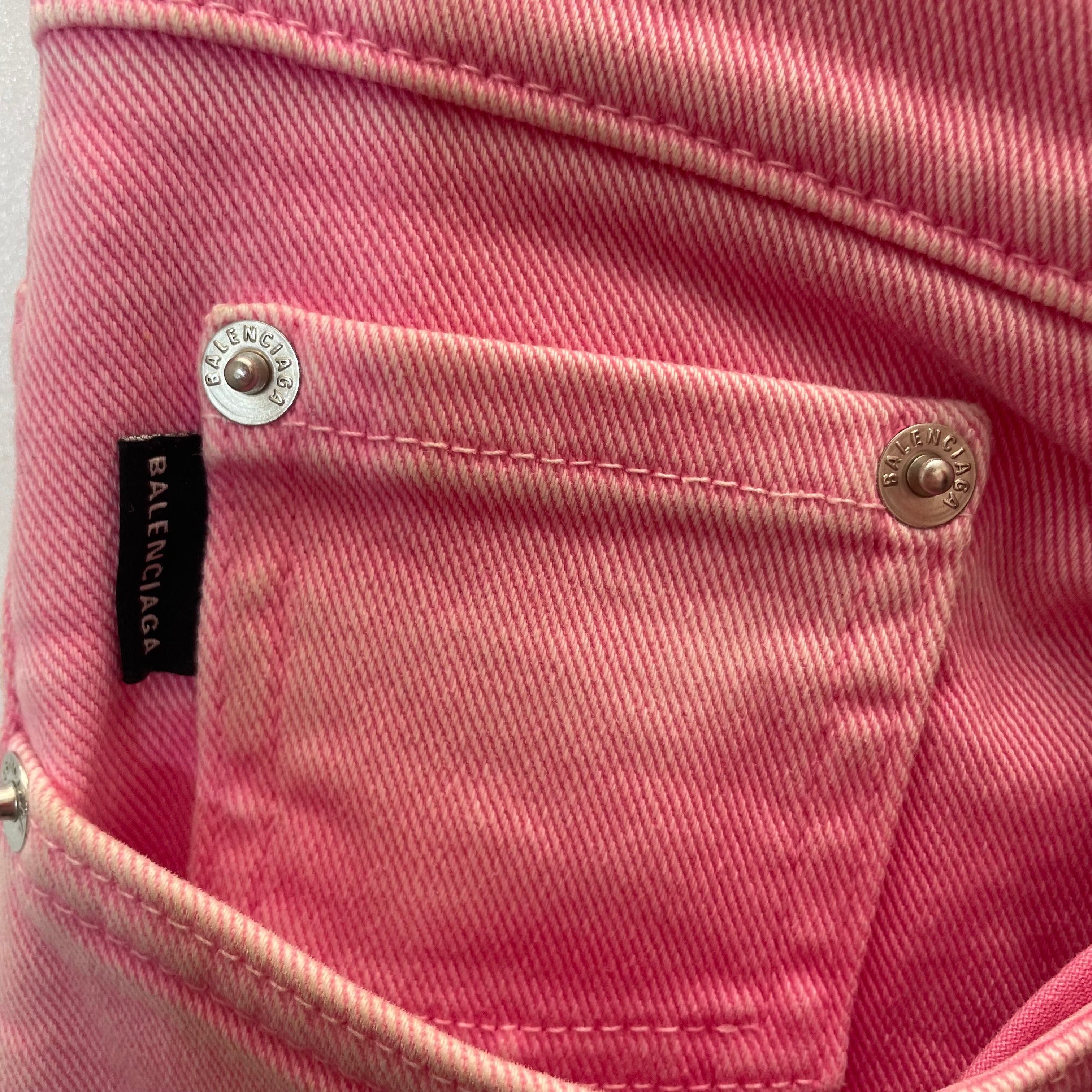 BALENCIAGA/Skinny Pants/28/Denim/PNK/557364 view 5