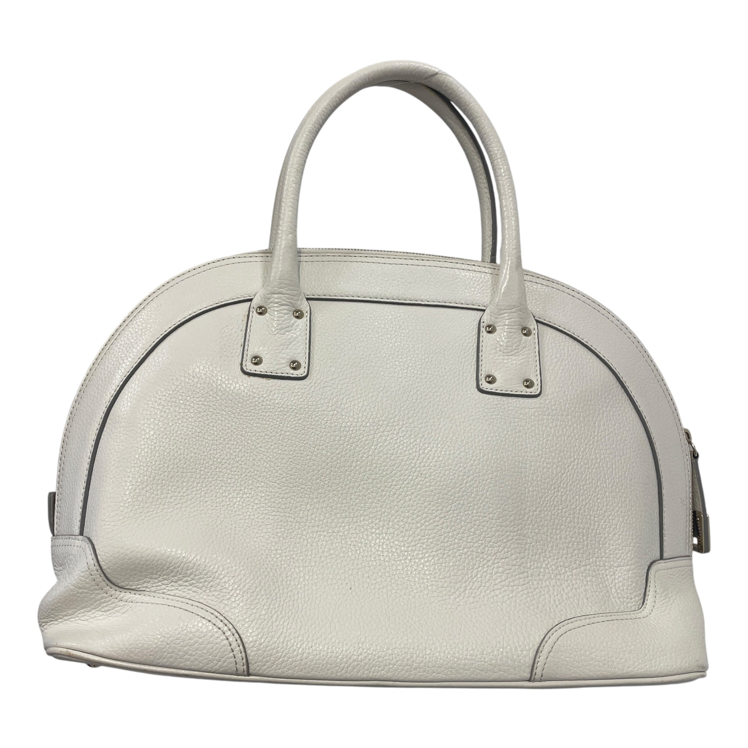 MCM/Hand Bag/Leather/WHT/side lock l0820 view 2