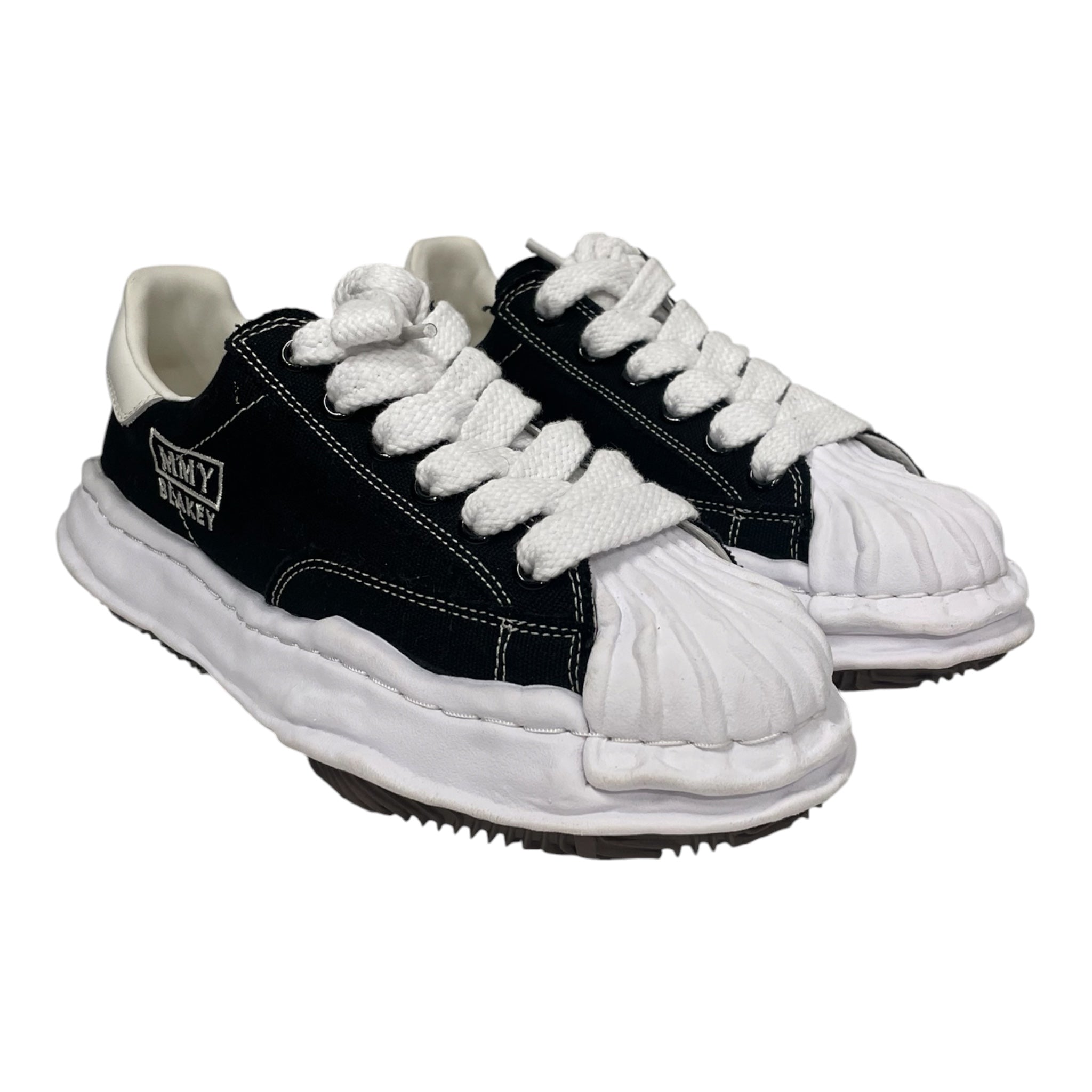 MIHARA YASUHIRO/Low-Sneakers/EU 41/Cotton/BLK/ view 1