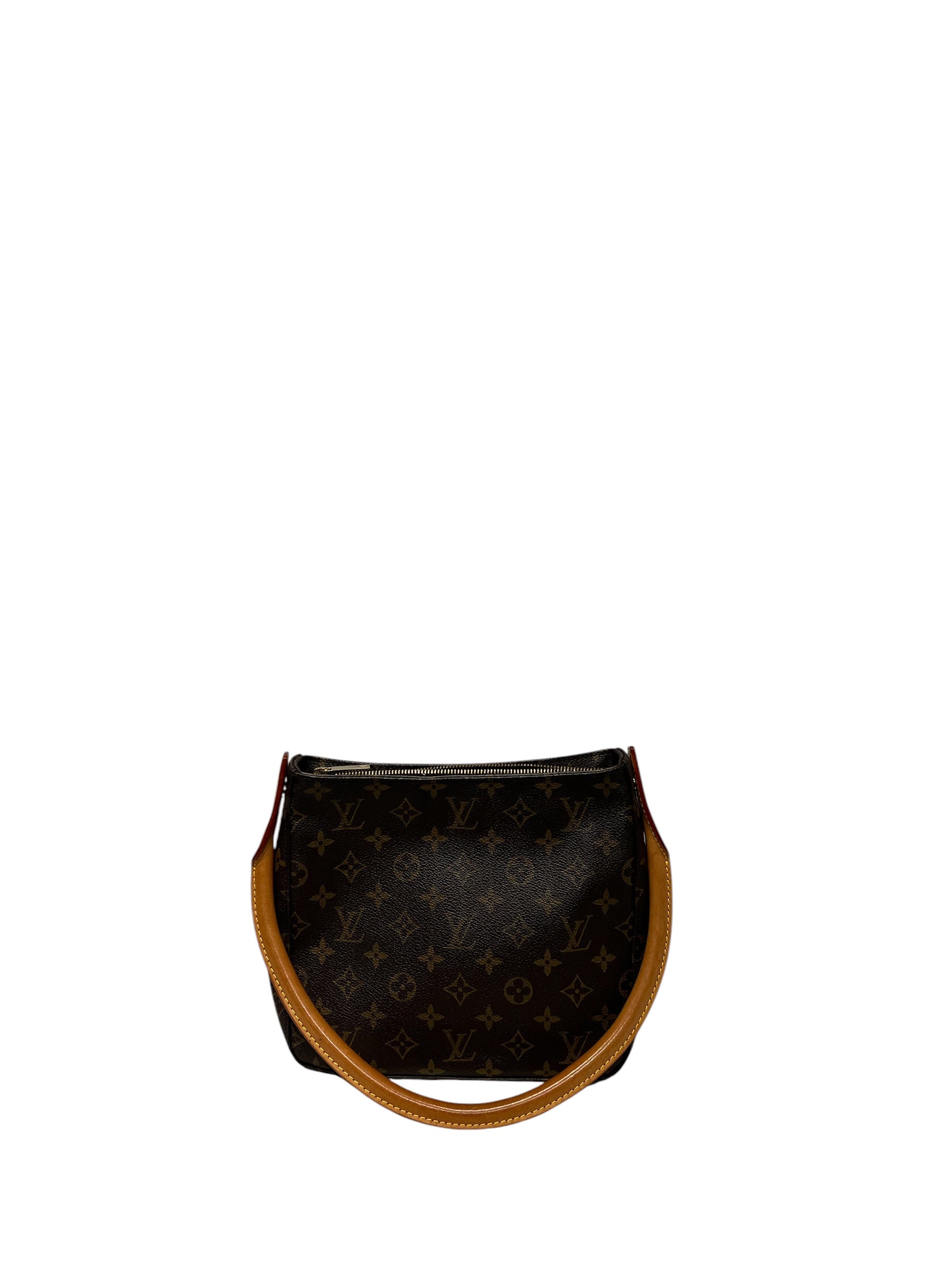 LOUIS VUITTON/Bag/Monogram/Cotton/BRW/Looping MM view 1