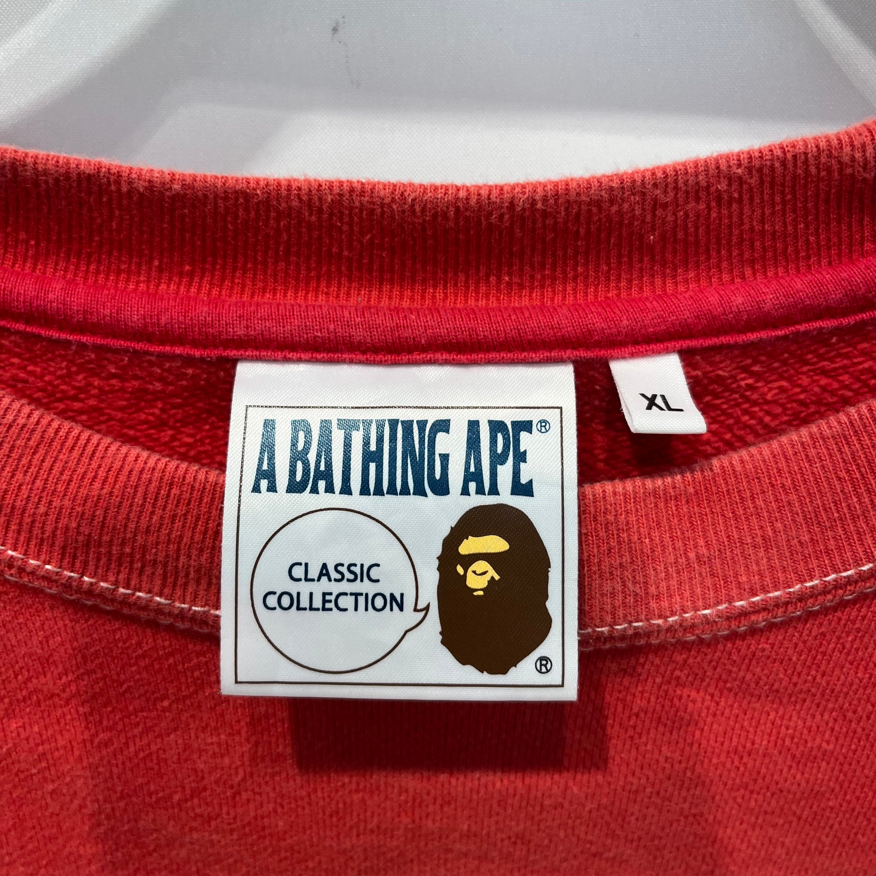 A Bathing Ape/Sweatshirt/S/Cotton/RED/ view 3