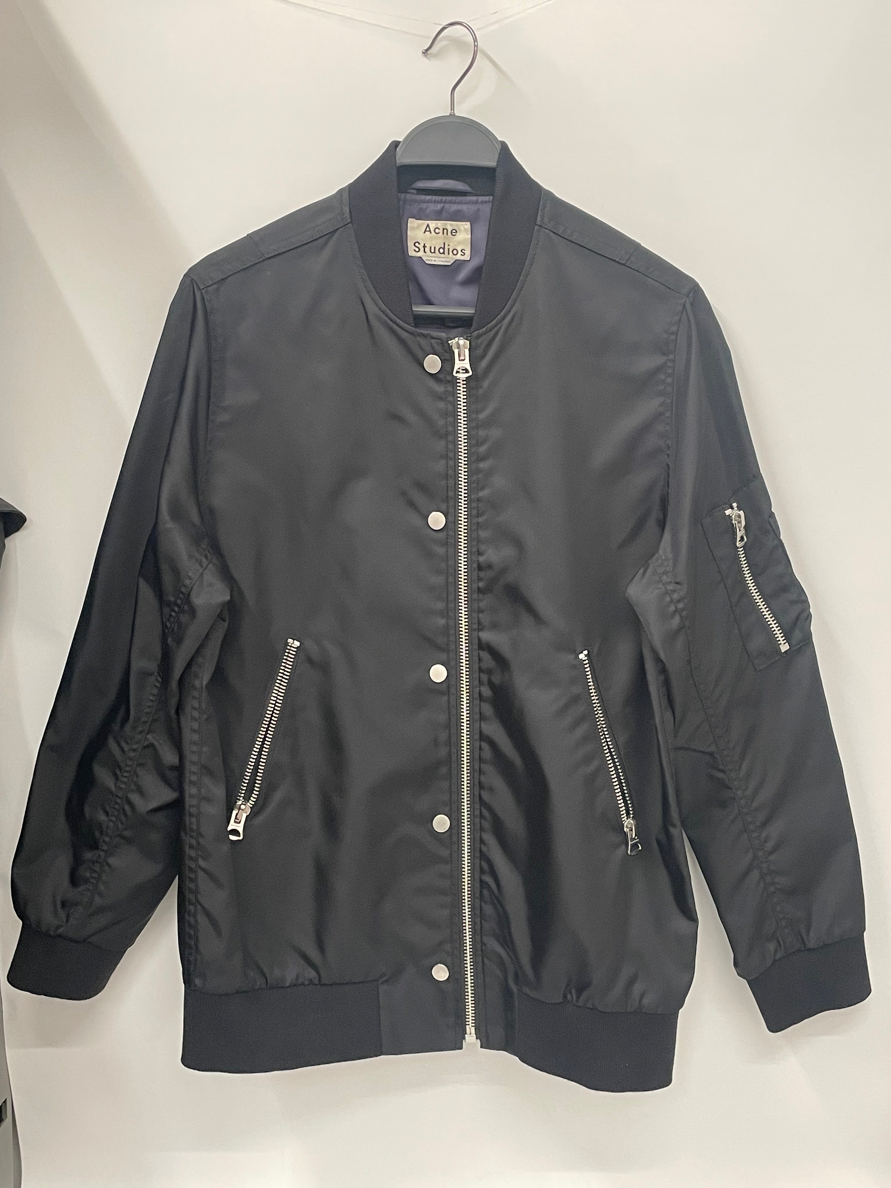 Acne Studios/Coat/34/Nylon/BLK/BOMBER JACKET VARDEN TECHPSS16 view 1