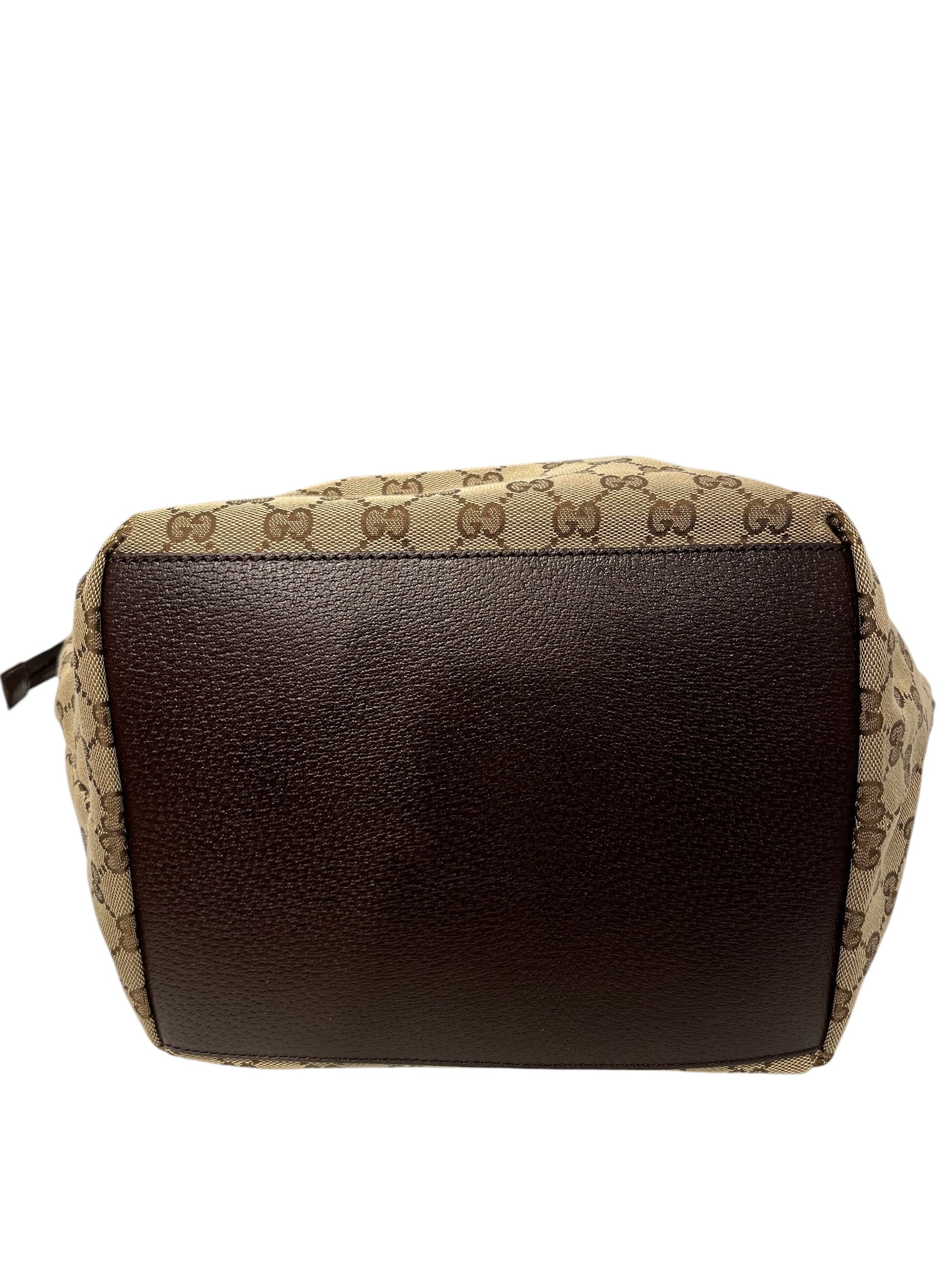 GUCCI/Tote Bag/All Over Print/Cotton/KHK/Sherry Line GG canvas view 5