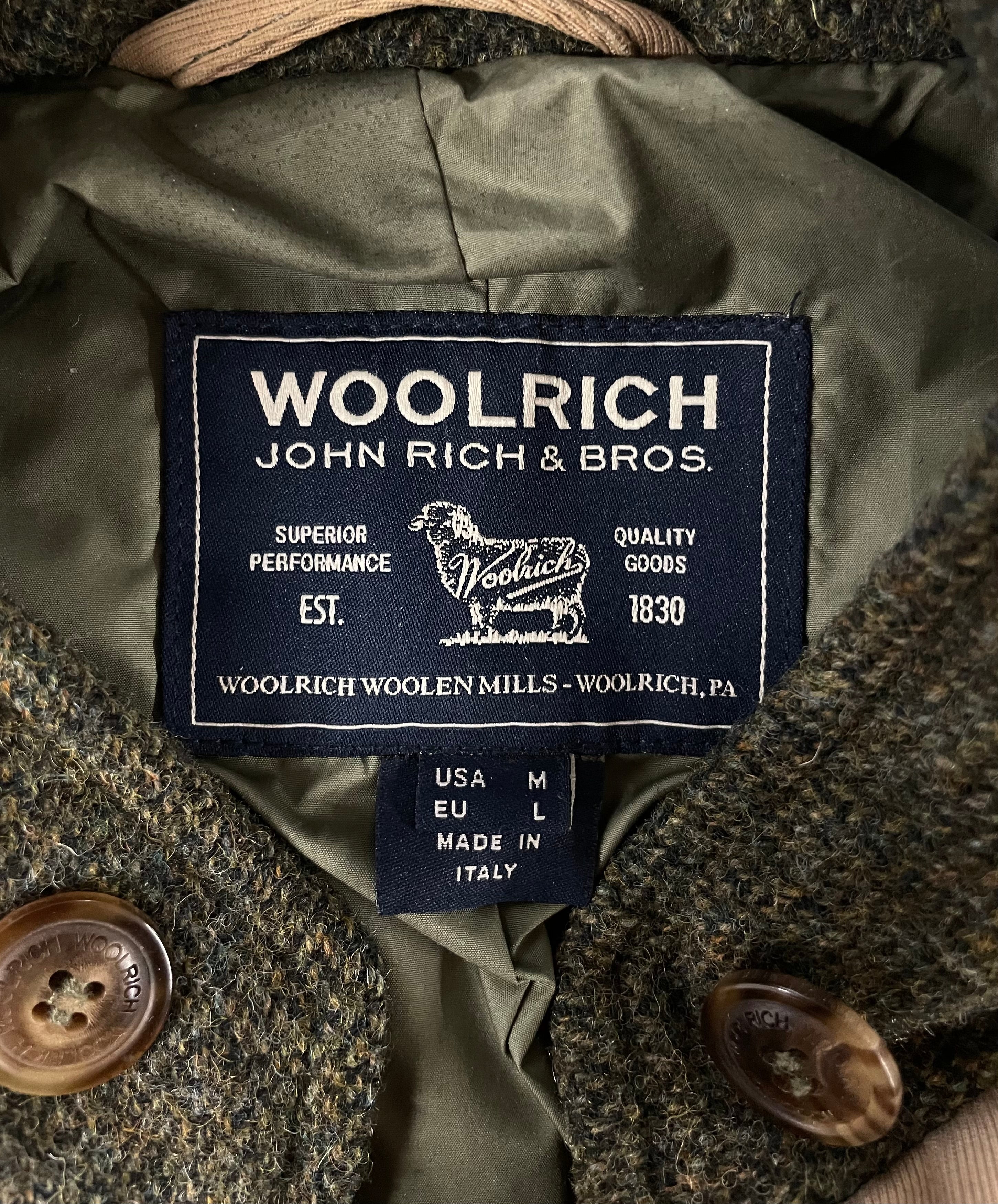 Woolrich///Tailored Jkt/M/Wool/GRN/Plain/M [Casual] American Casual/ view 4