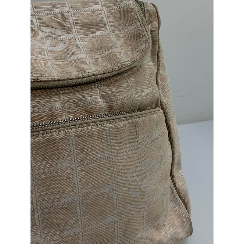CHANEL/Backpack/BEG/Canvas/