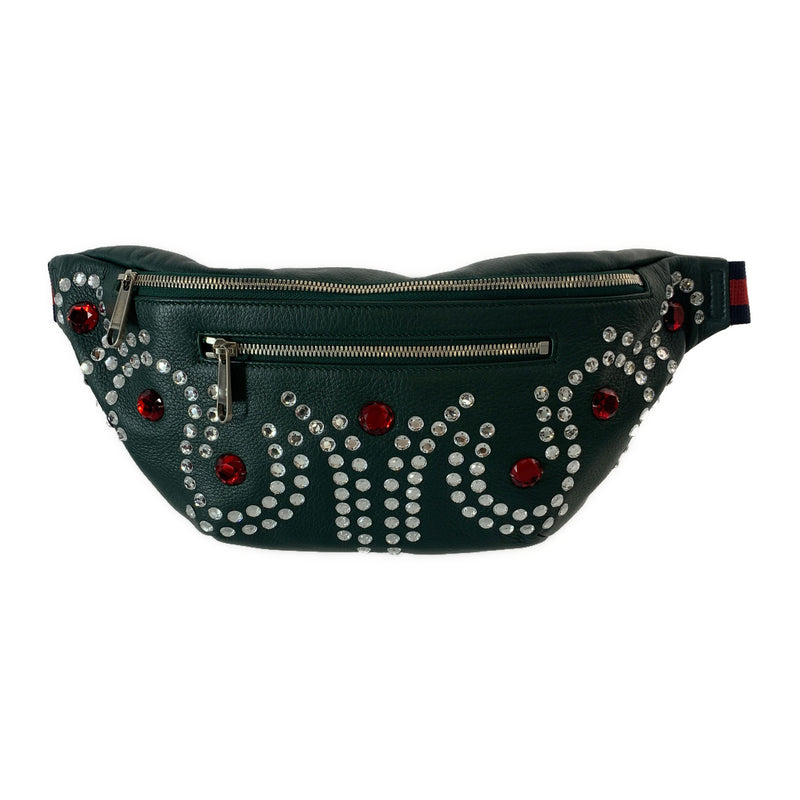 GUCCI/Fanny Pack/GRN/Leather/484683/