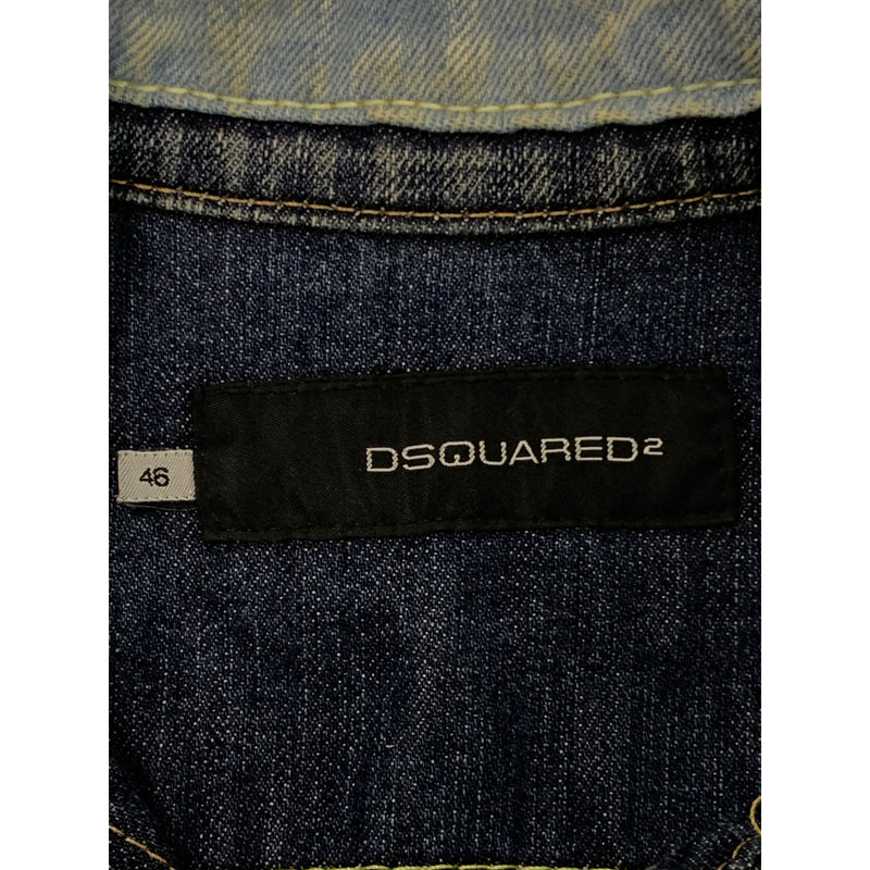 DSQUARED2/Denim Jkt/46/Indigo/Cotton/