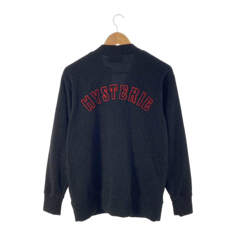 HYSTERIC GLAMOUR/Heavy Cardigan/S/Black/Polyester/02213CD01/