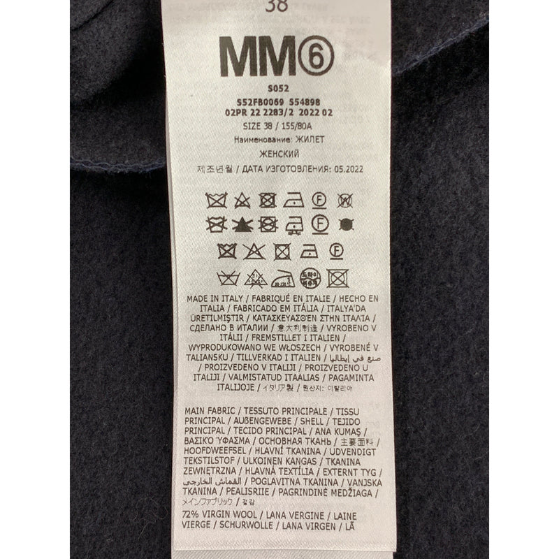 MM6/Vest/38/Navy/Wool/S52FB0069/