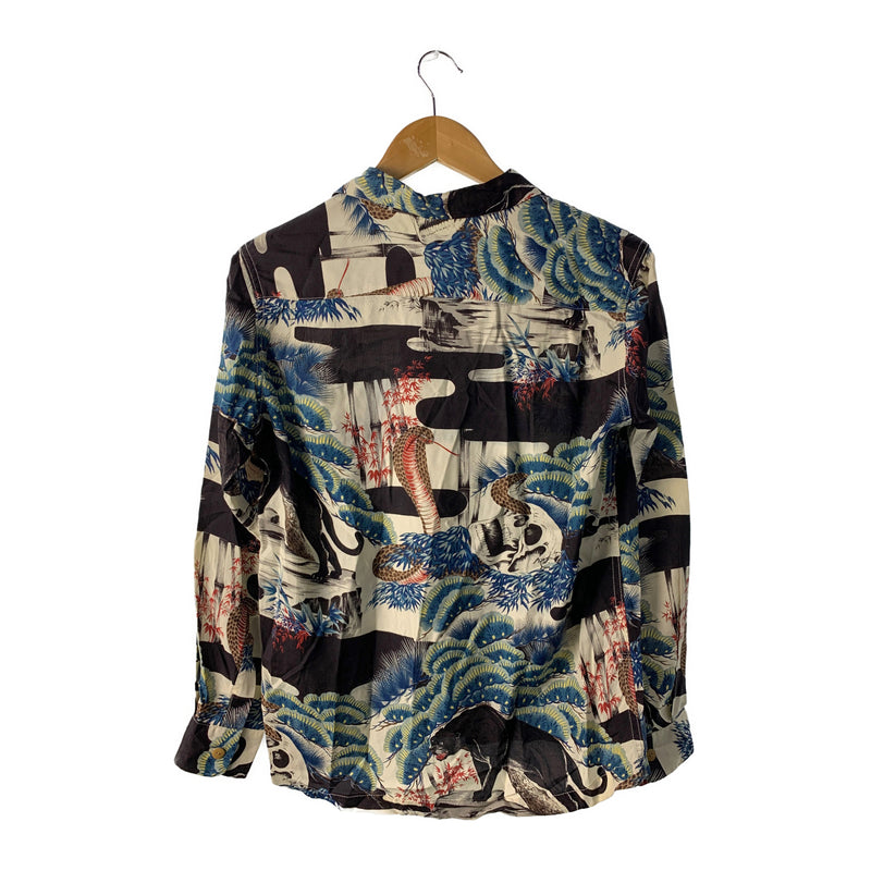 HYSTERIC GLAMOUR/LS Shirt/FREE/Multicolor/Rayon/