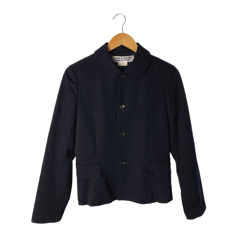 COMME des GARCONS COMME des GARCONS/Jacket/S/Navy/Wool/RU-J002