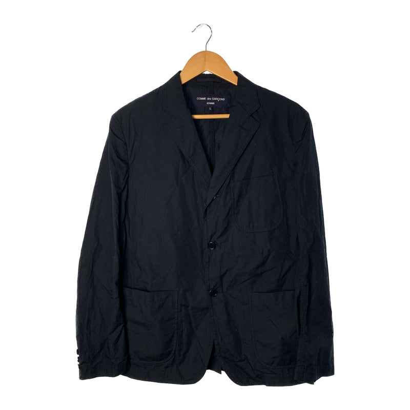 COMME des GARCONS HOMME/Jacket/L/Navy/Cotton/HA-J102