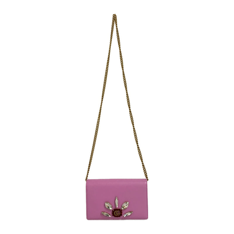 GUCCI/Cross Body Bag/Pink/Leather/499782 CWGIT 8238