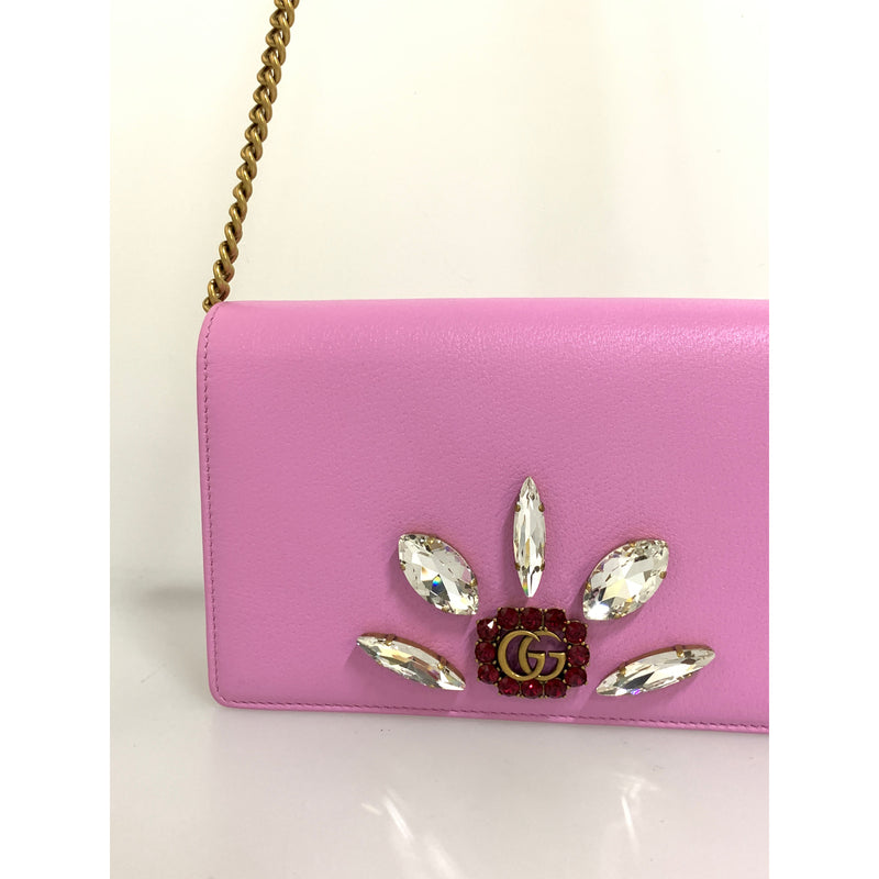 GUCCI/Cross Body Bag/Pink/Leather/499782 CWGIT 8238