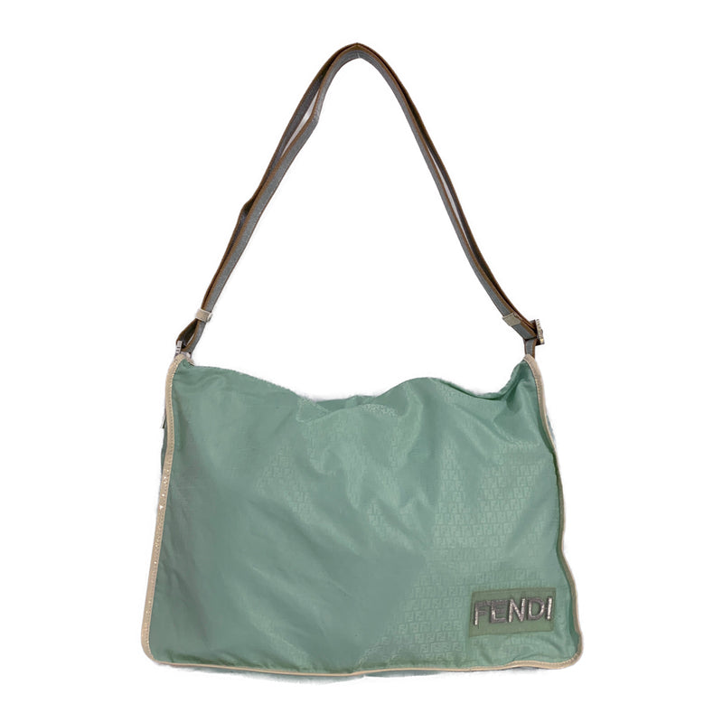 FENDI/Cross Body Bag/Green/Nylon/All Over Print/7VA148