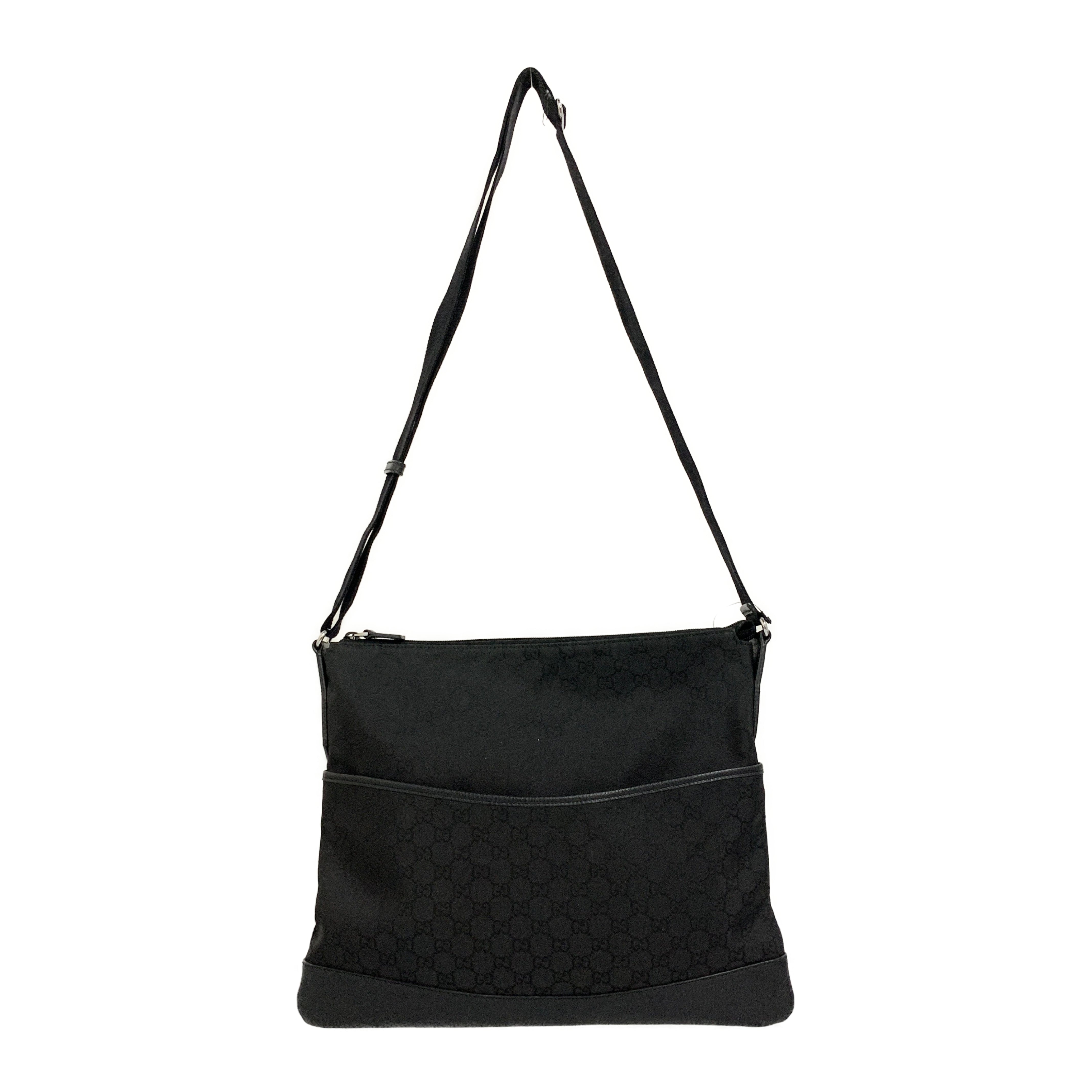GUCCI/Cross Body Bag/Black/Cotton/Monogram/374411 F6BKR 1000 view 1