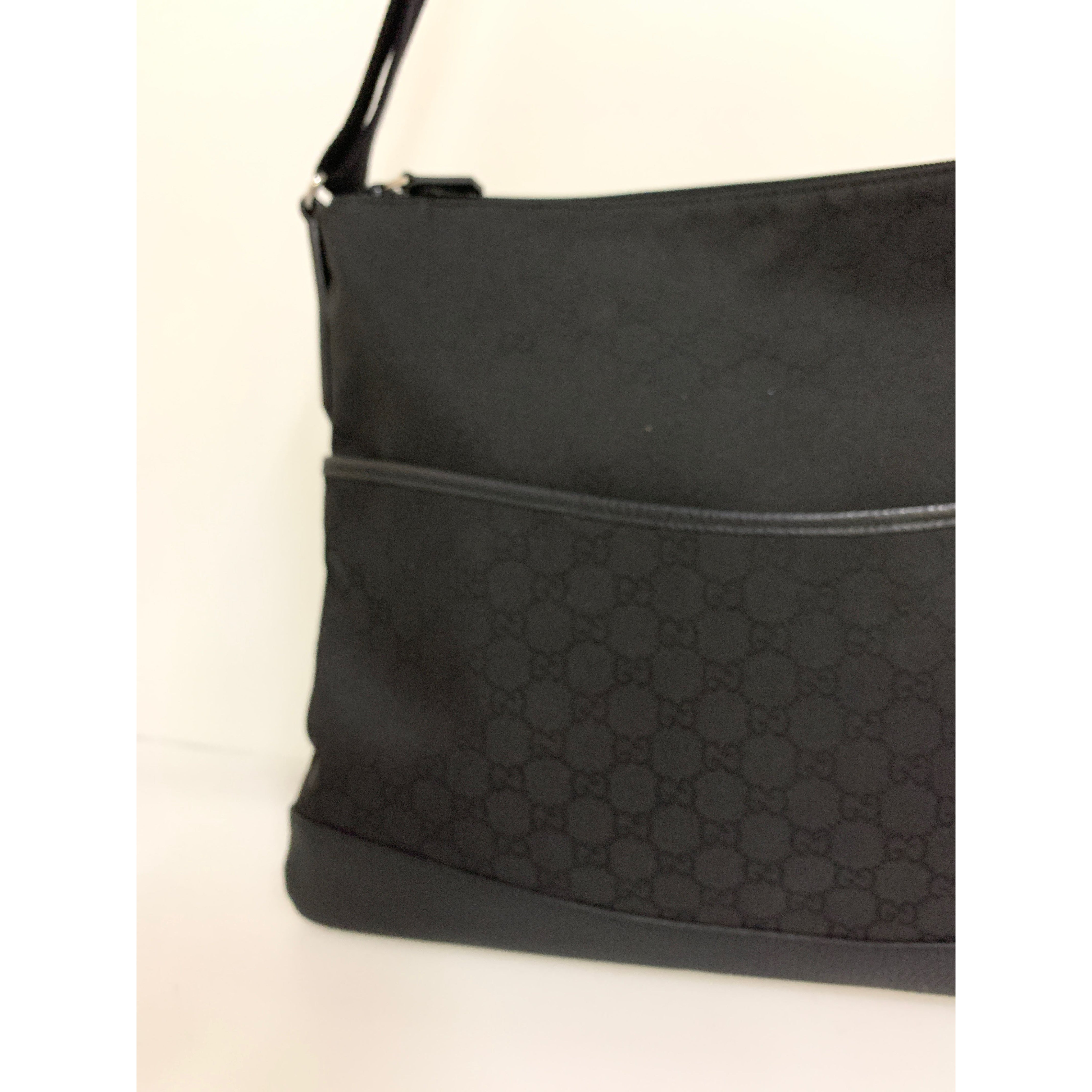 GUCCI/Cross Body Bag/Black/Cotton/Monogram/374411 F6BKR 1000 view 6
