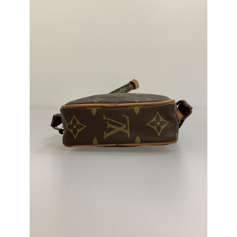 LOUIS VUITTON/Cross Body Bag/Brown/All Over Print/DANUBE_MONOGRAM CANVAS/M45268
