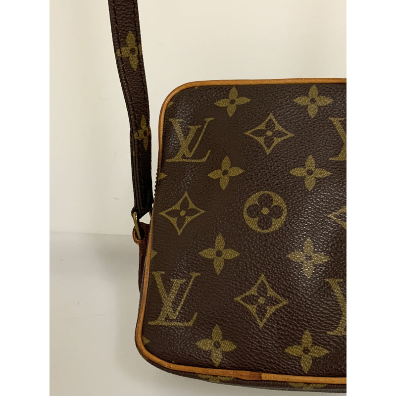 LOUIS VUITTON/Cross Body Bag/Brown/All Over Print/DANUBE_MONOGRAM CANVAS/M45268
