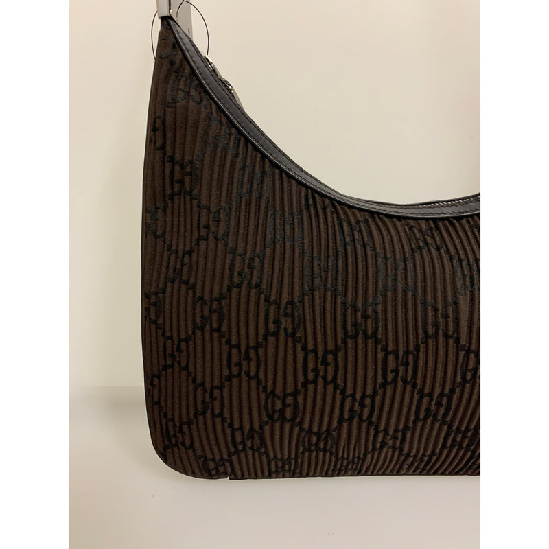 GUCCI/Cross Body Bag/Brown/Cotton/All Over Print/001･3812