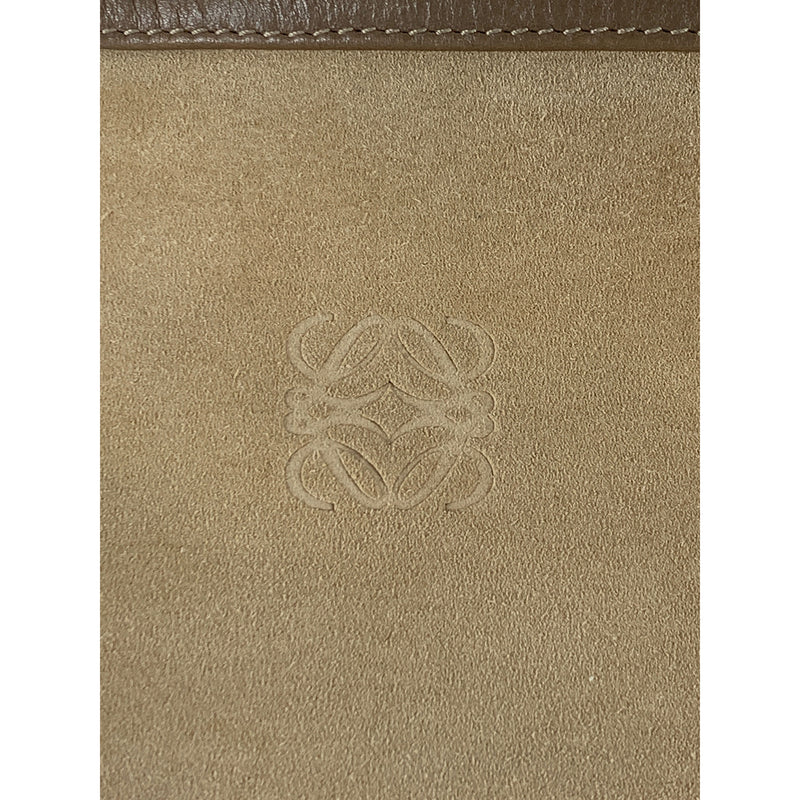LOEWE/Tote Bag/Beige/Suede/