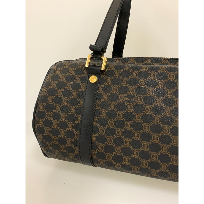 CELINE/Boston Bag/Brown/Leather/