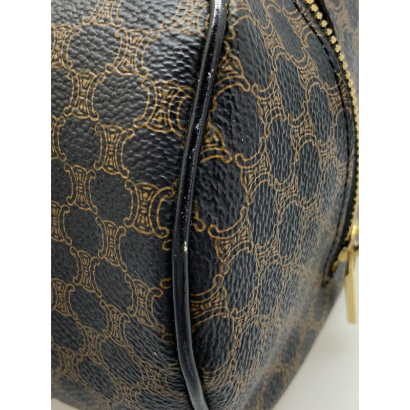 CELINE/Boston Bag/Brown/Leather/