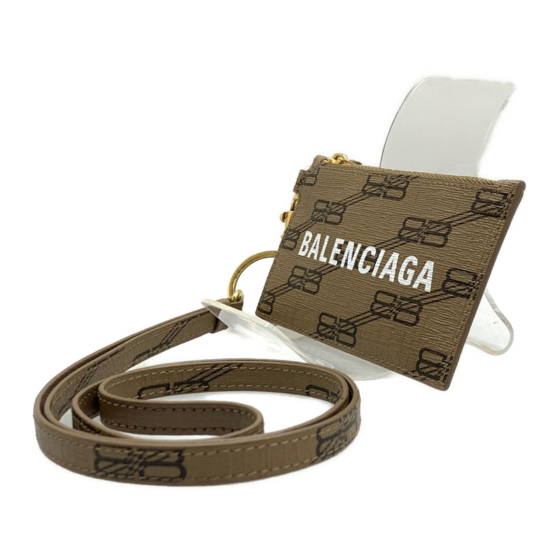 BALENCIAGA/Card Case/Brown/Leather/594548