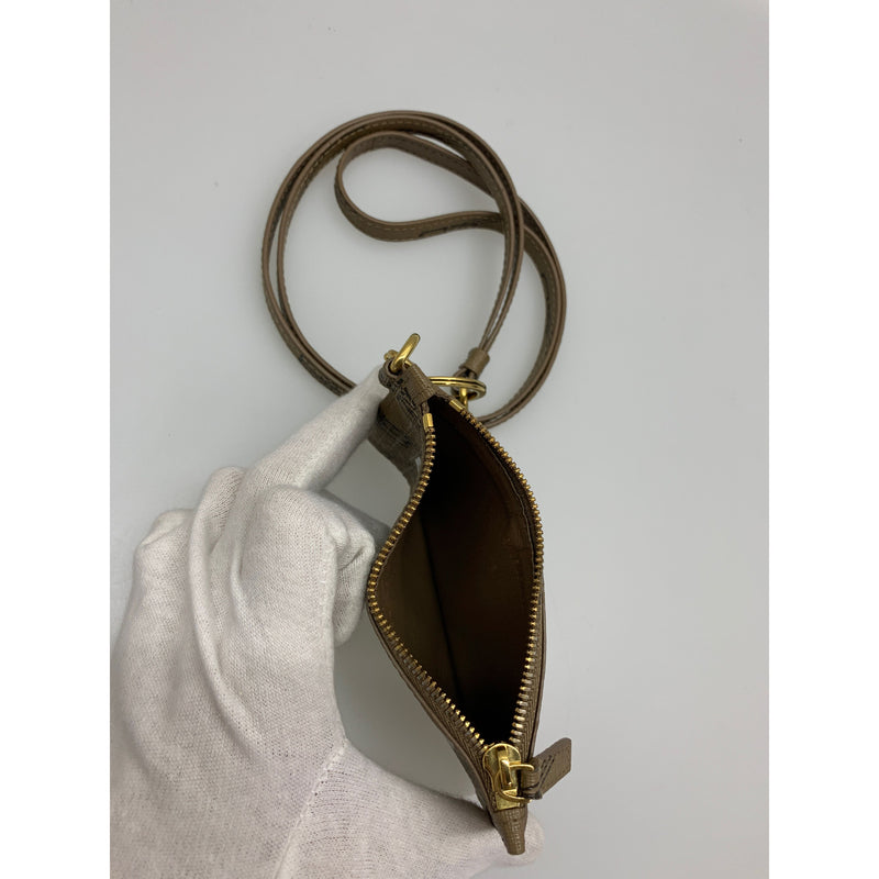BALENCIAGA/Card Case/Brown/Leather/594548