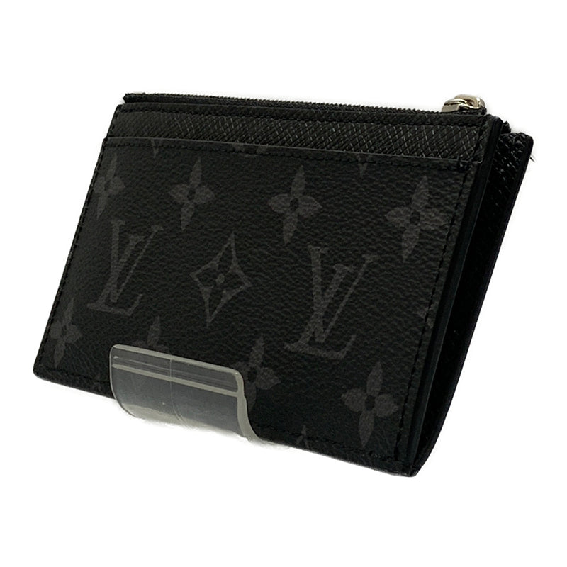 LOUIS VUITTON/Coin Wallet/Black/Monogram/COINCARD HOLDER_MONOGRAM CANVAS/M30271