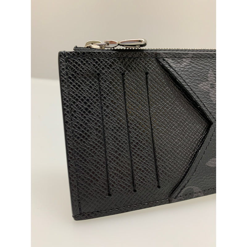 LOUIS VUITTON/Coin Wallet/Black/Monogram/COINCARD HOLDER_MONOGRAM CANVAS/M30271