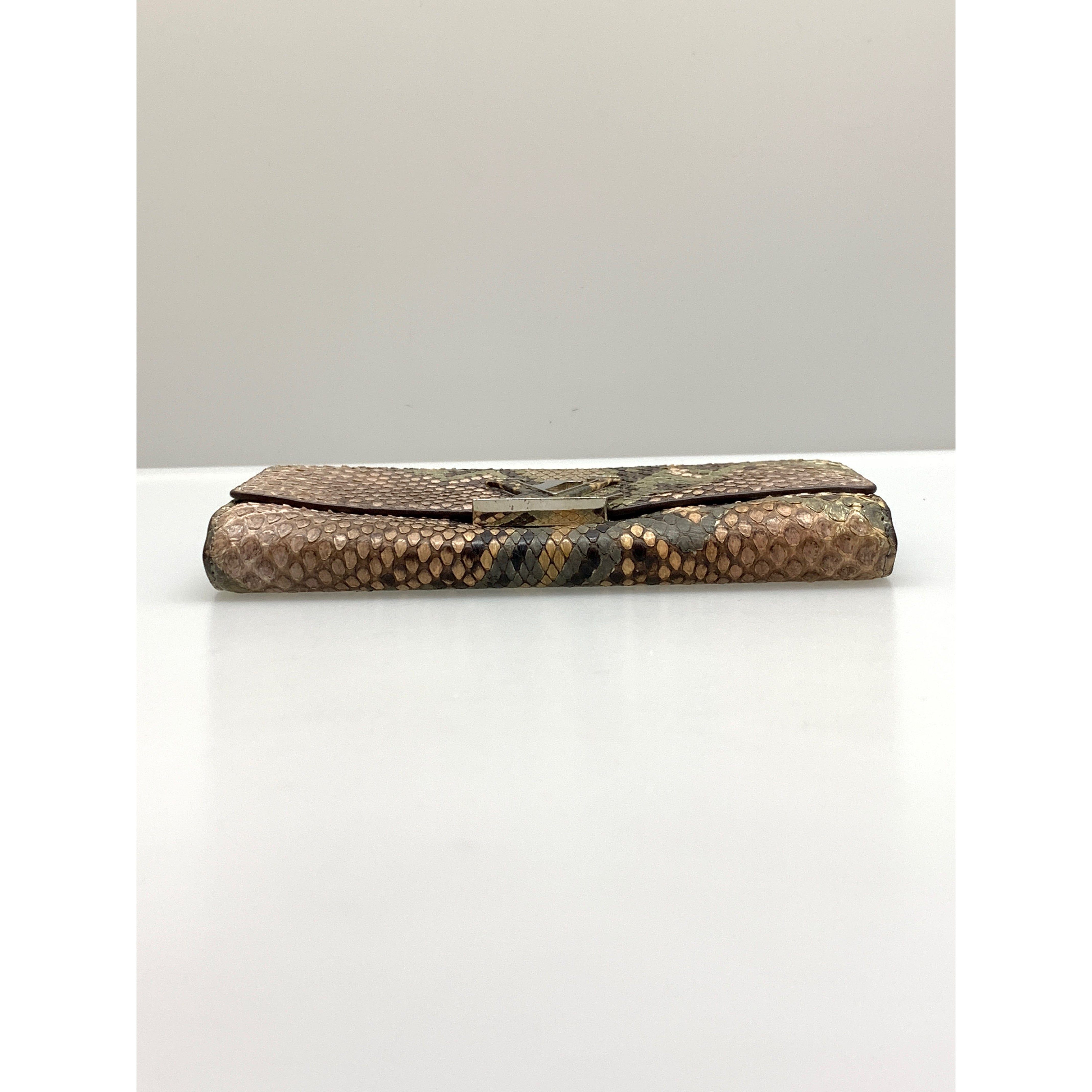 LOUIS VUITTON/Long Wallet/Beige/Leather/ view 3