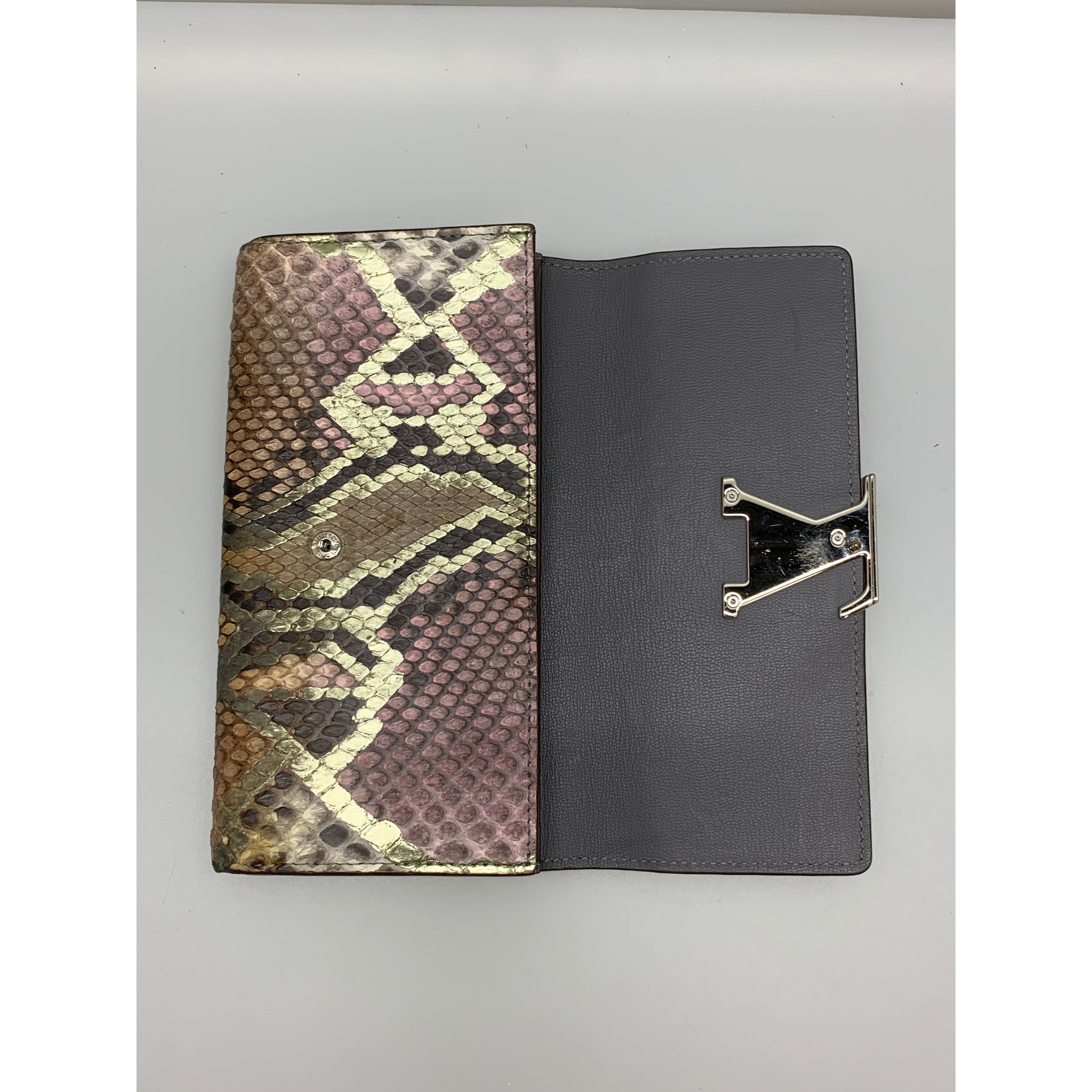 LOUIS VUITTON/Long Wallet/Beige/Leather/ view 4