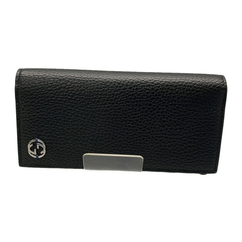 GUCCI/Long Wallet/Black/Leather/610467