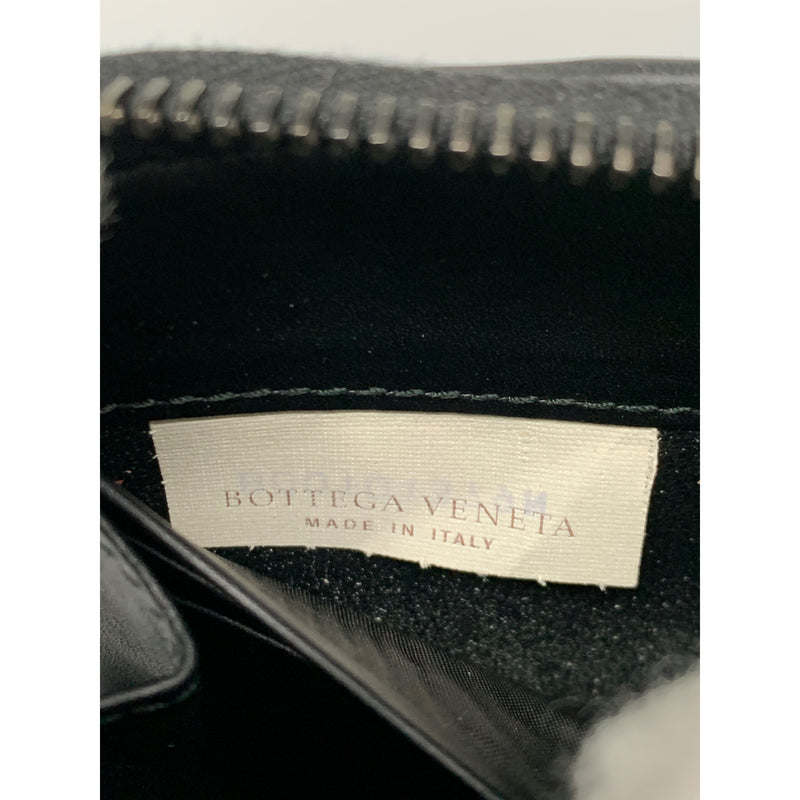BOTTEGA VENETA/Long Wallet/Black/Leather/